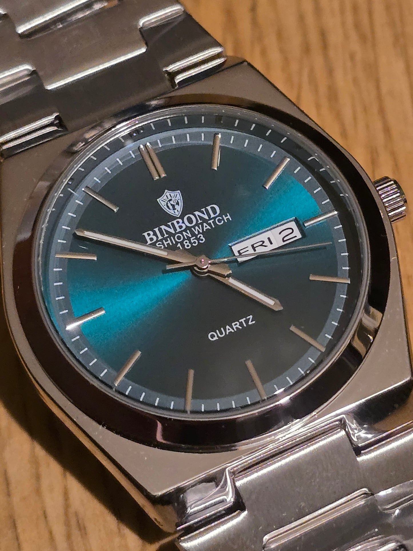 Binbond Mens Quartz Watch - Green - New