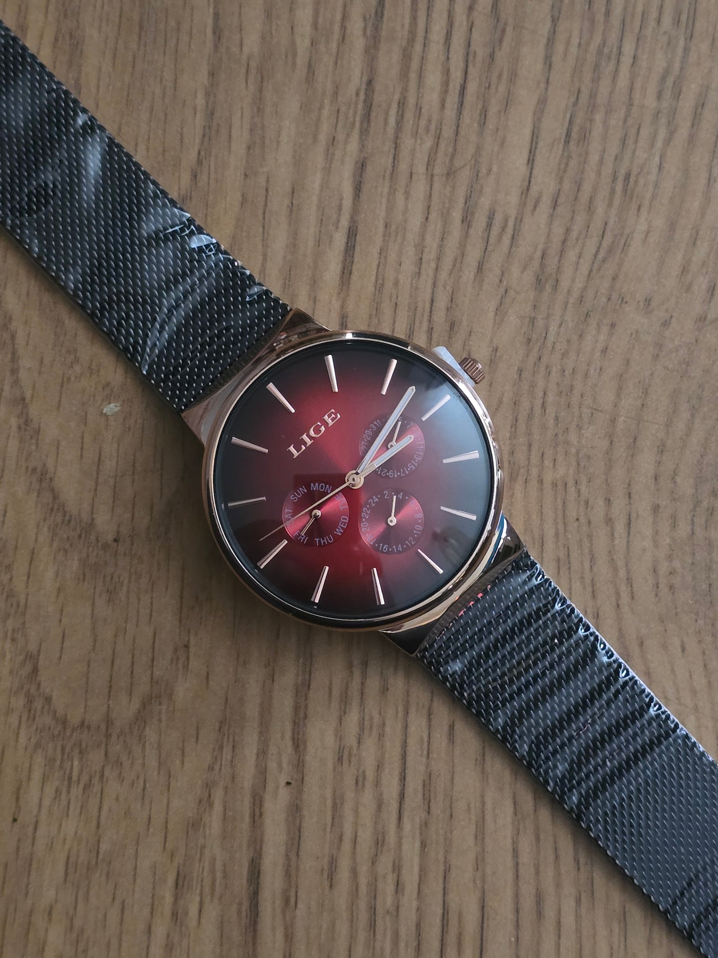 Lige Mens Quartz Watch - New - 1