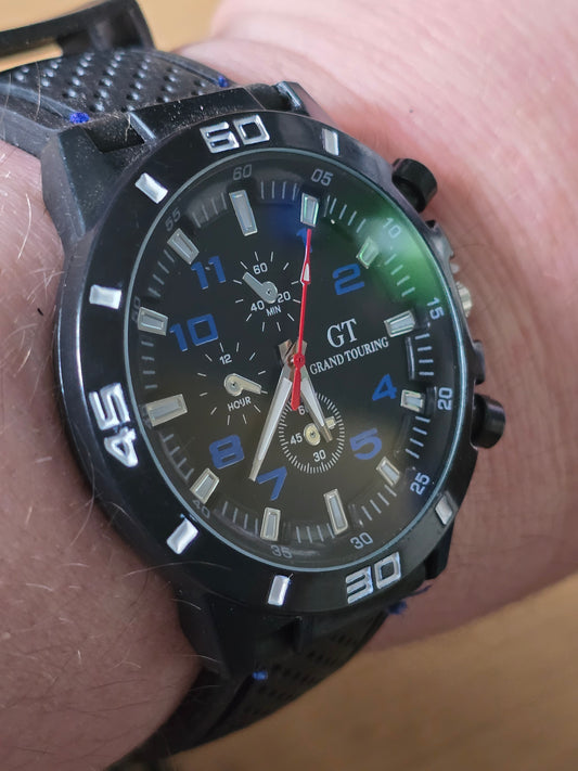 G.T Mens Quartz Watch - Blue - New