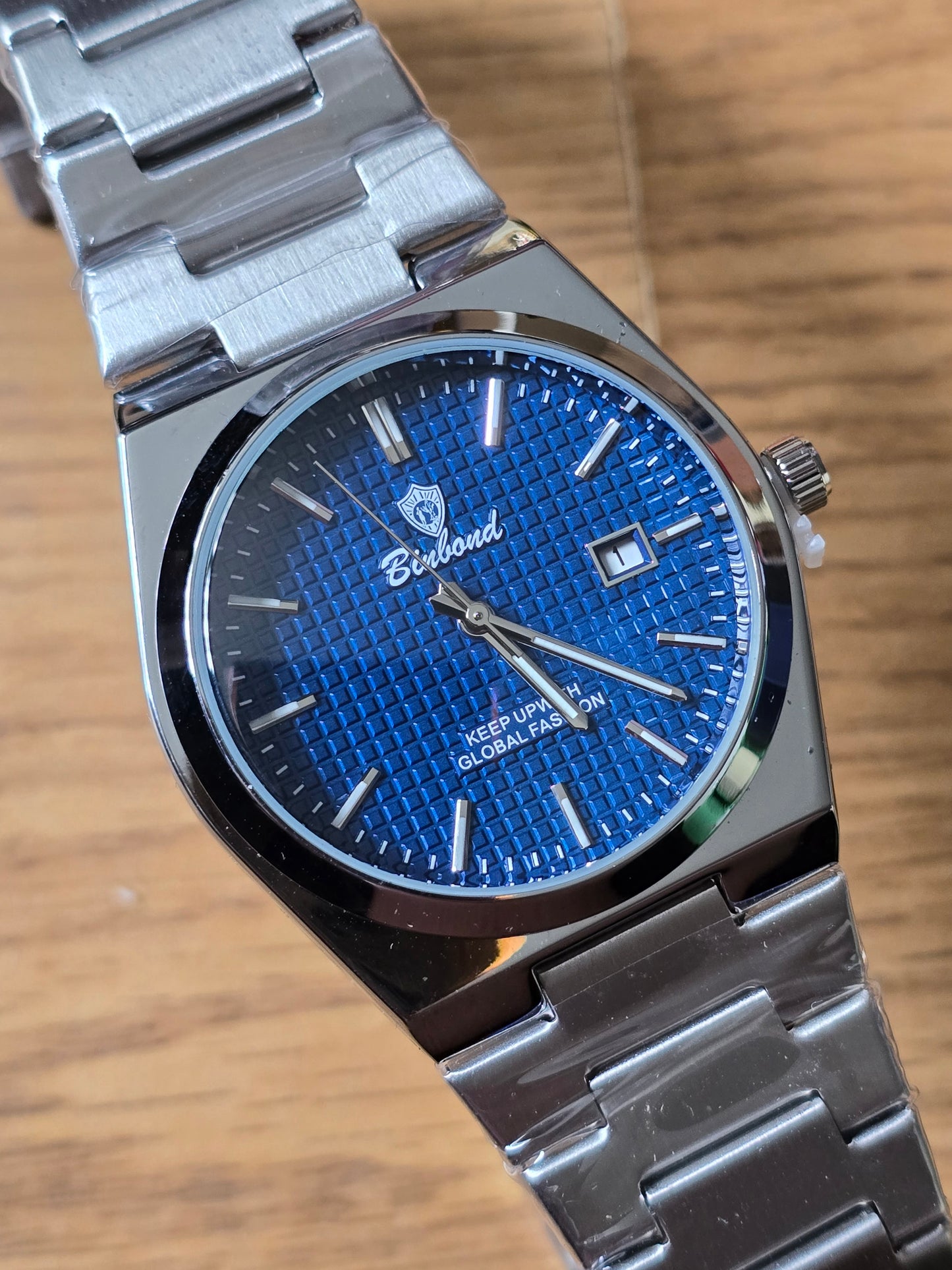 Binbond Mens Quartz Watch - Blue - New