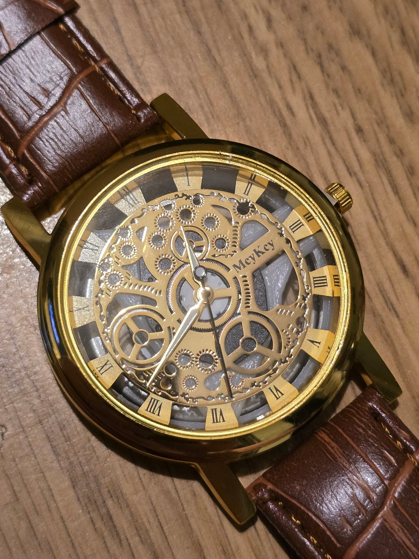 Mey Key Unisex Quartz Watch - Gold - New - 1