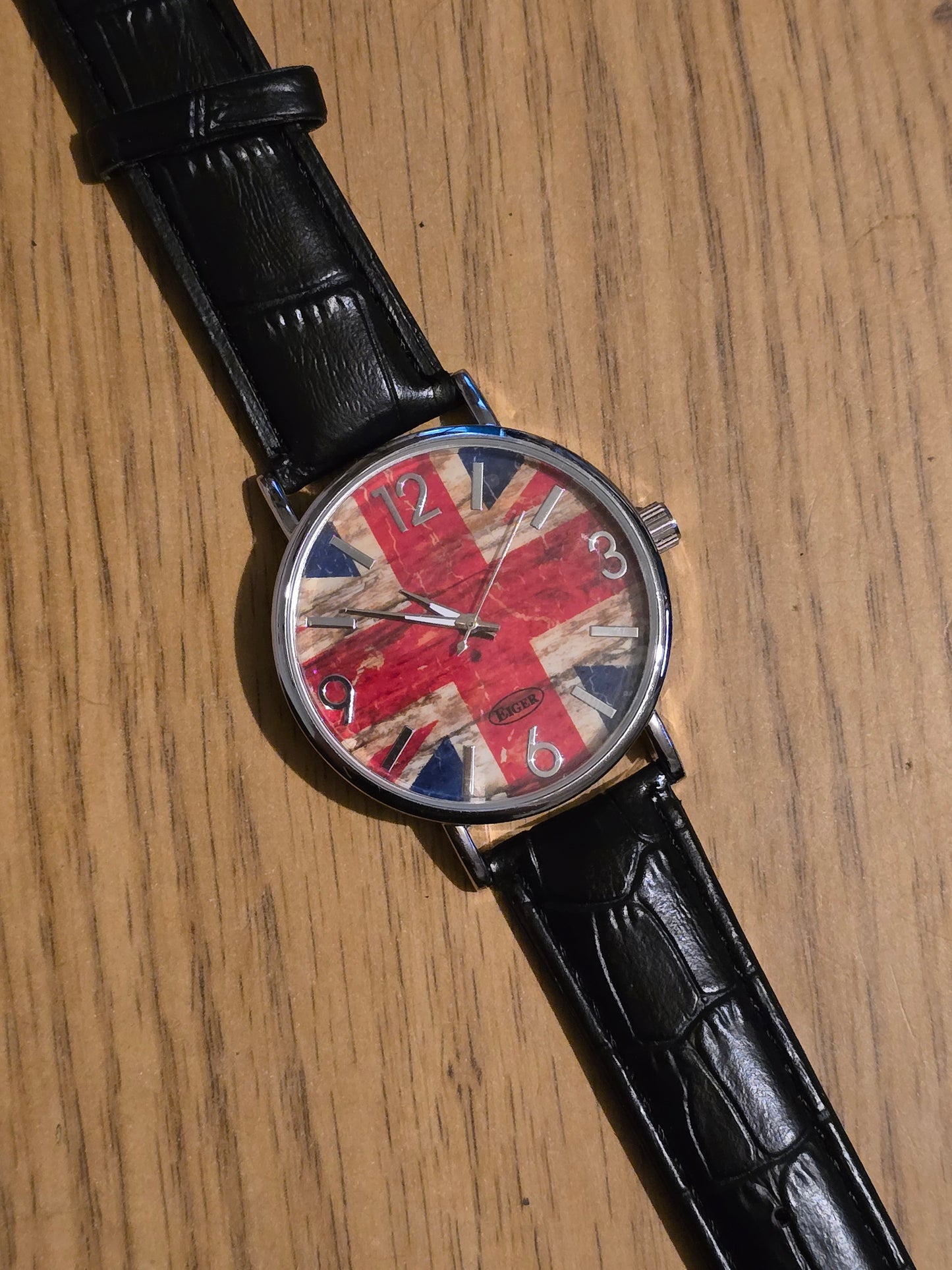 Eiger Mens Union Jack Quartz Watch - New
