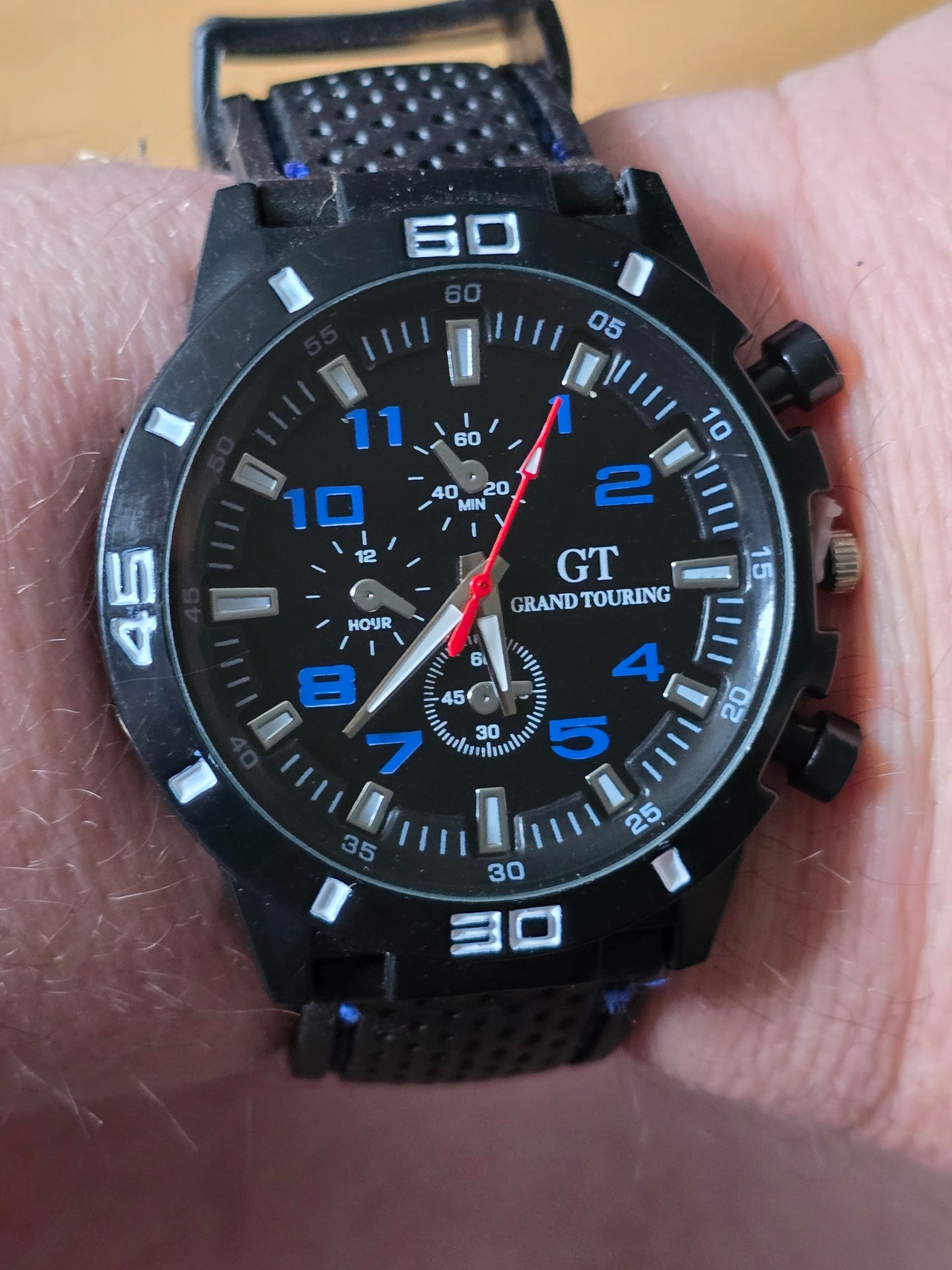 G.T Mens Quartz Watch - Blue - New
