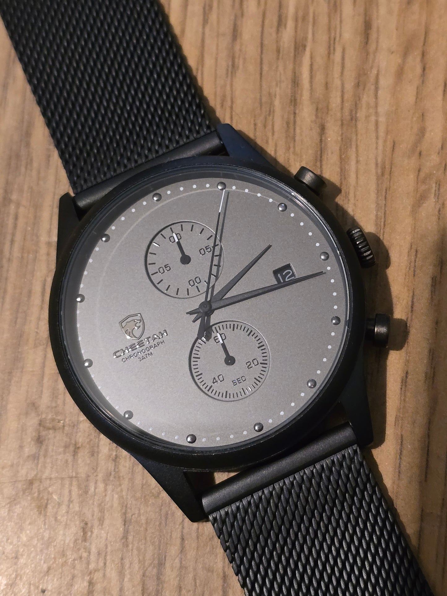 Cheetah Chronograph Mens Quartz Watch - New