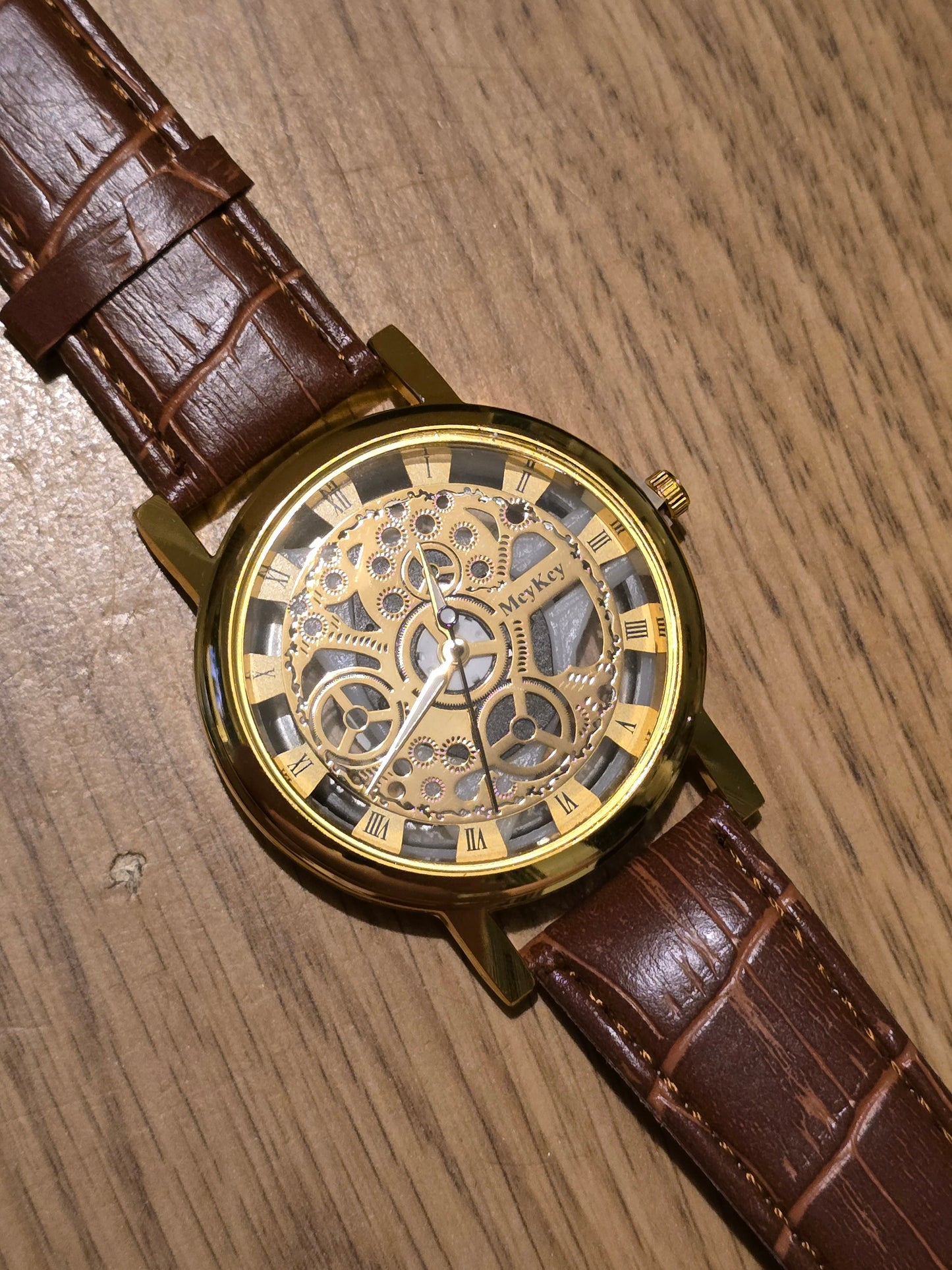 Mey Key Unisex Quartz Watch - Gold - New - 1