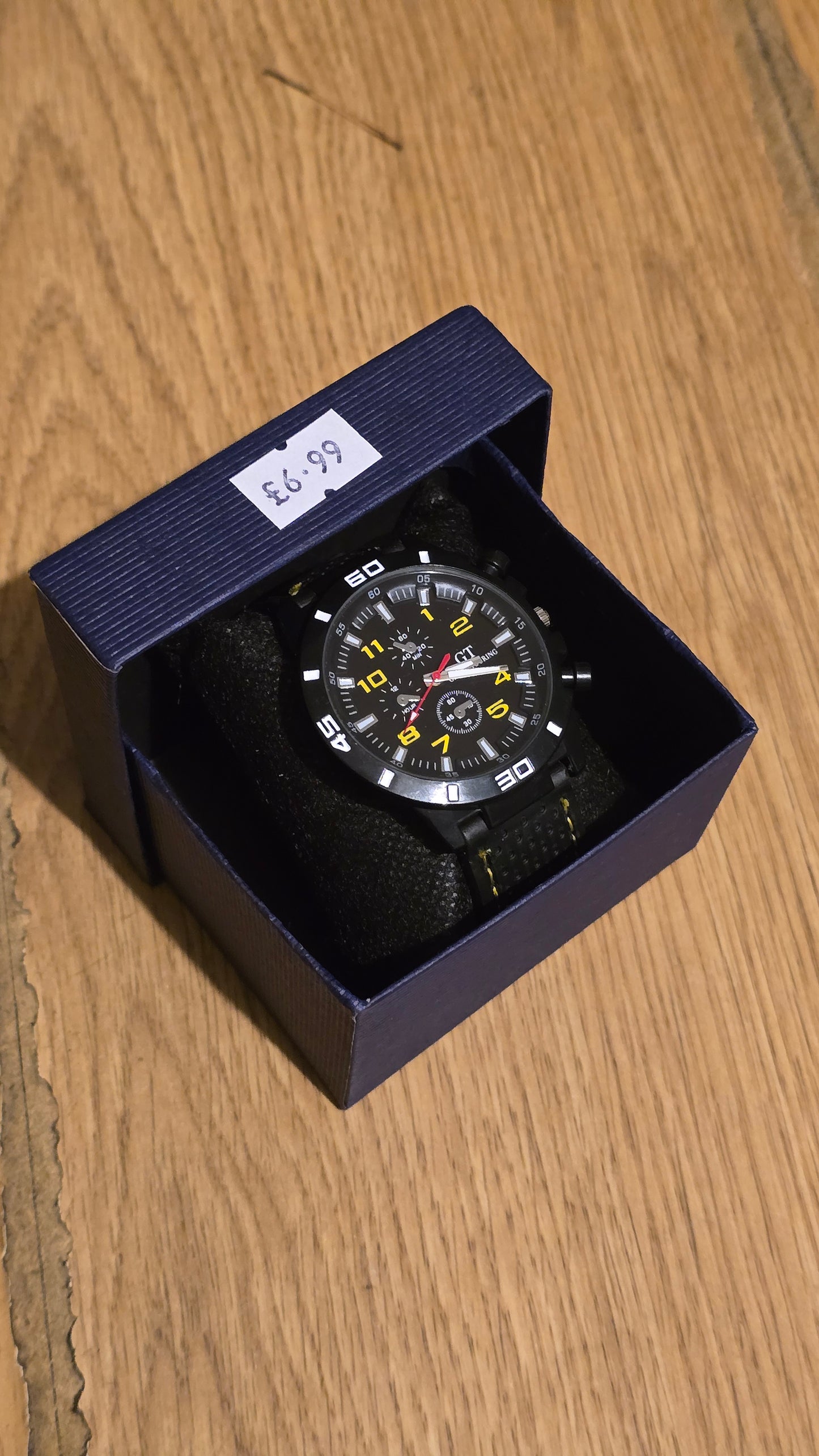 G.T Mens Quartz Watch - Yellow - New