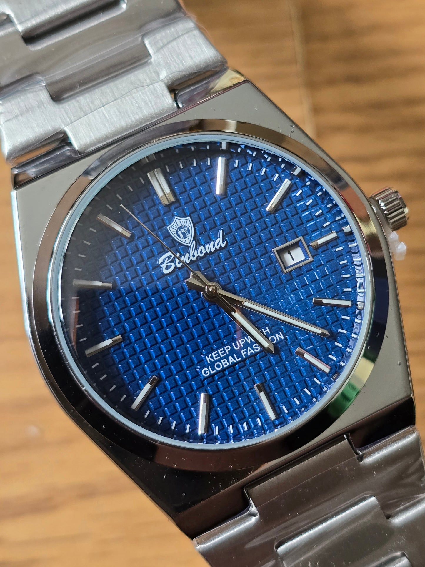 Binbond Mens Quartz Watch - Blue - New