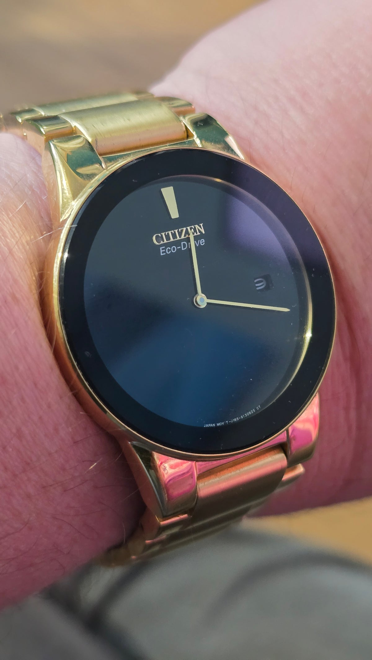 Citizen Eco-Drive Gold Plated Mens Watch - Pre-owned- 1
