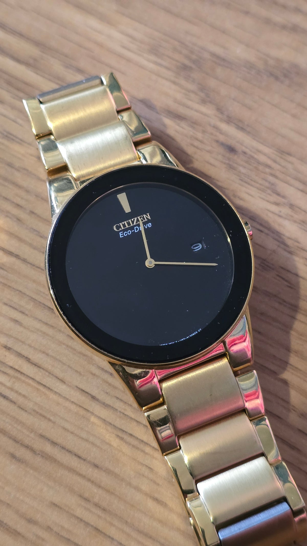Citizen Eco-Drive Gold Plated Mens Watch - Pre-owned- 1