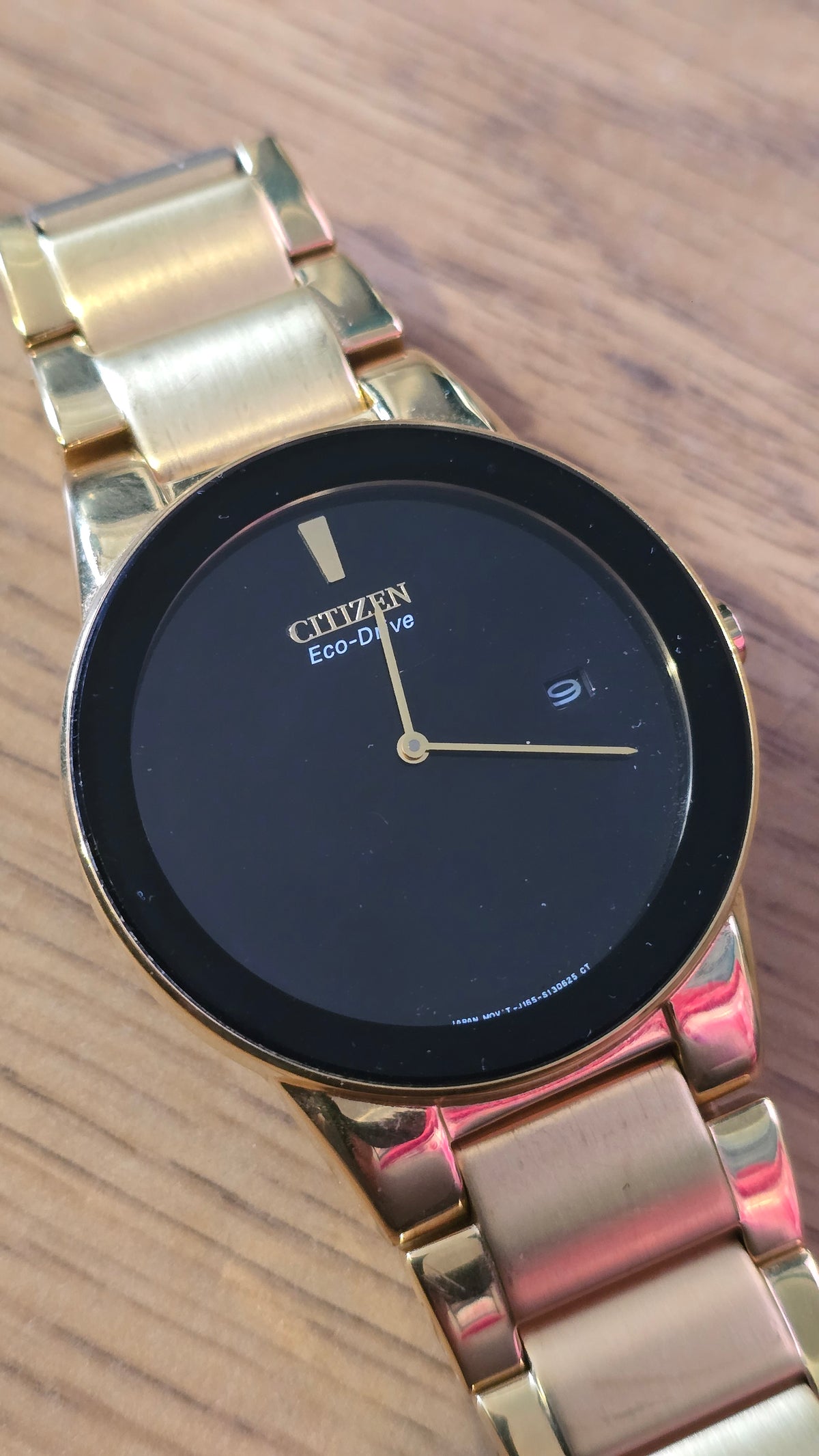 Citizen Eco-Drive Gold Plated Mens Watch - Pre-owned- 1