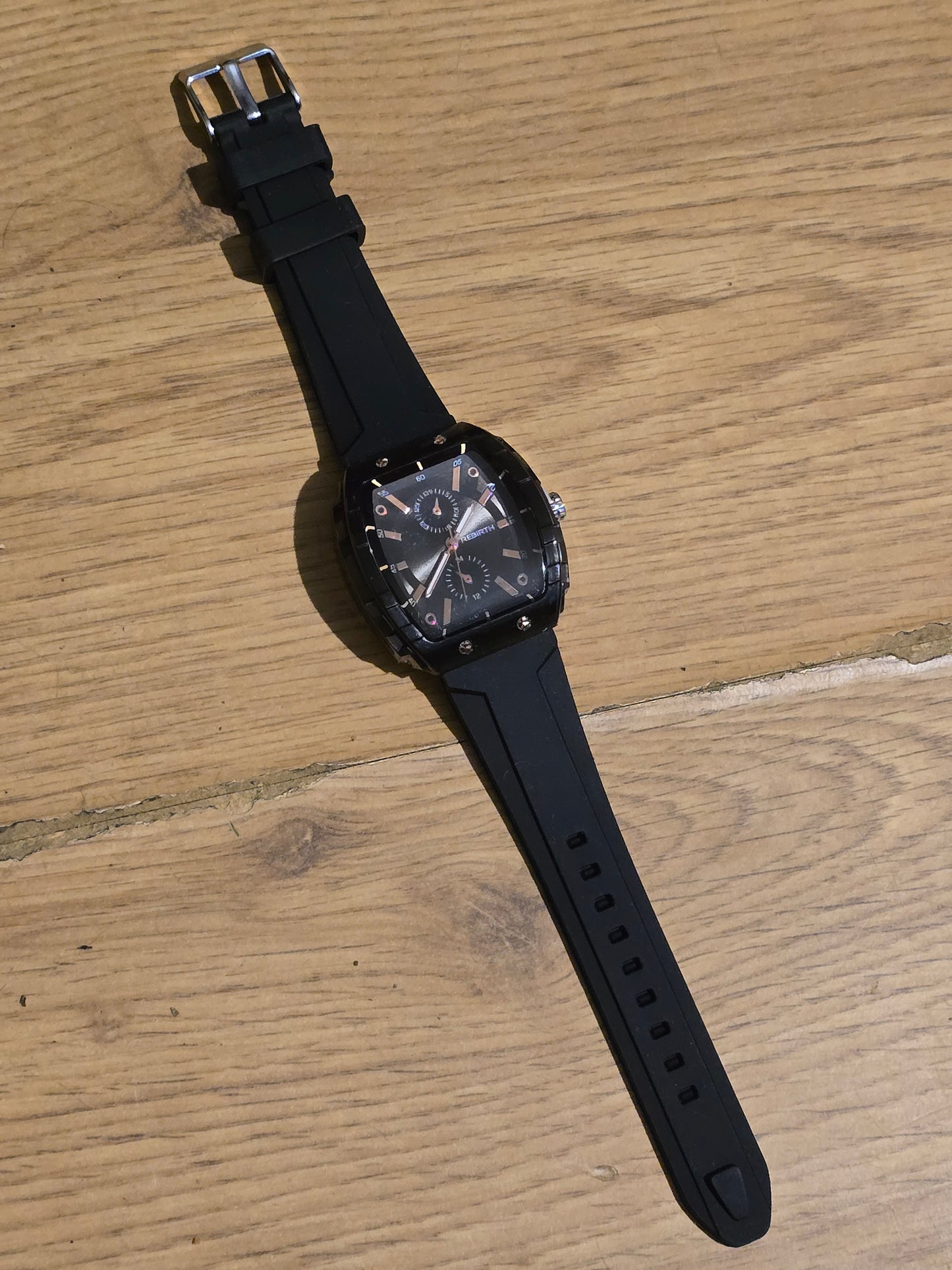 Rebirth Ladies Quartz Watch in Black - New - 1