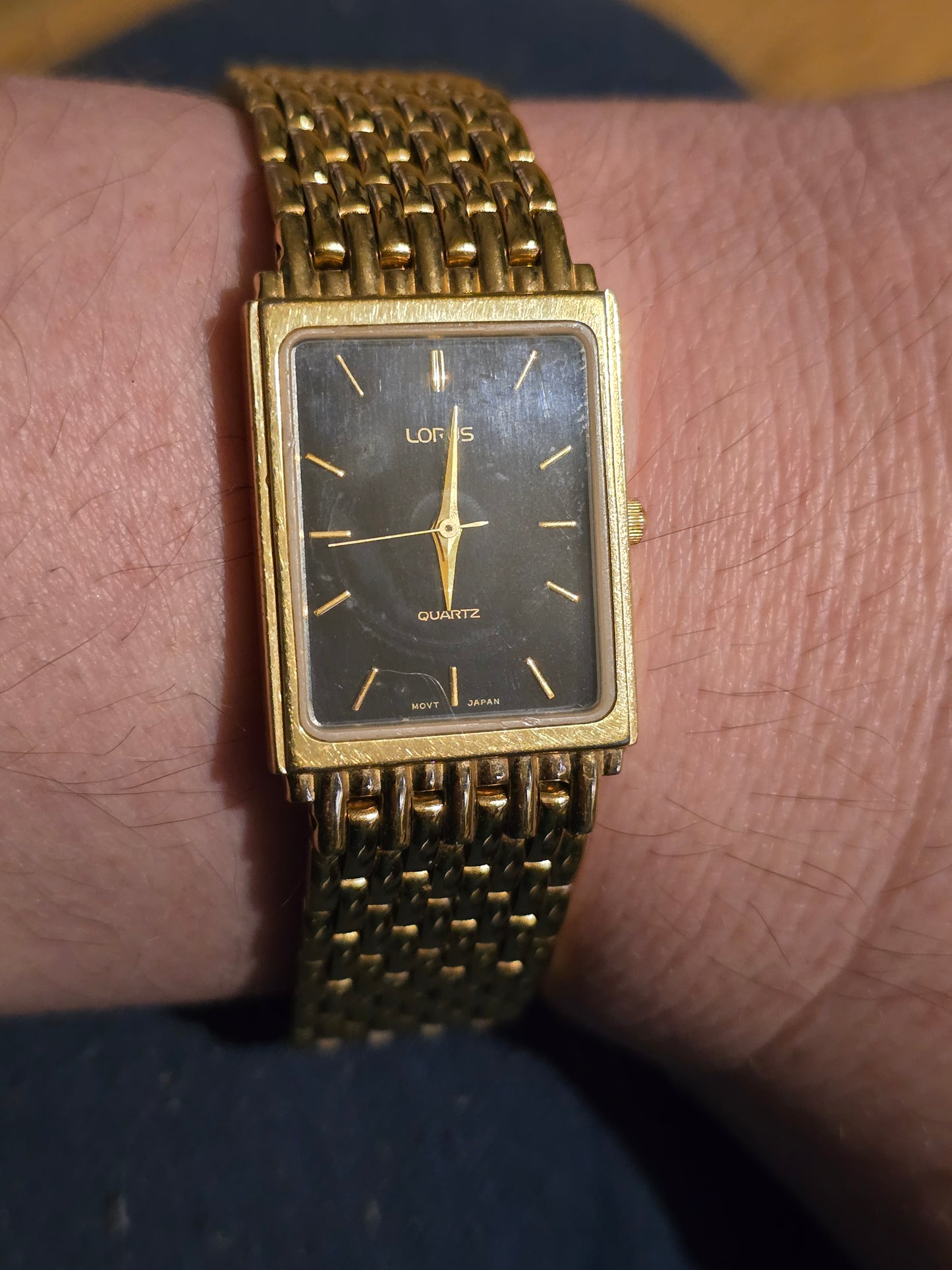 Lorus Gold Coloured Ladies Quartz Watch - Pre-owned