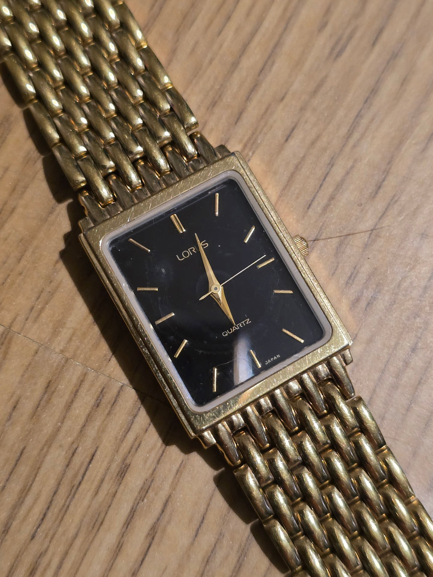 Lorus Gold Coloured Ladies Quartz Watch - Pre-owned