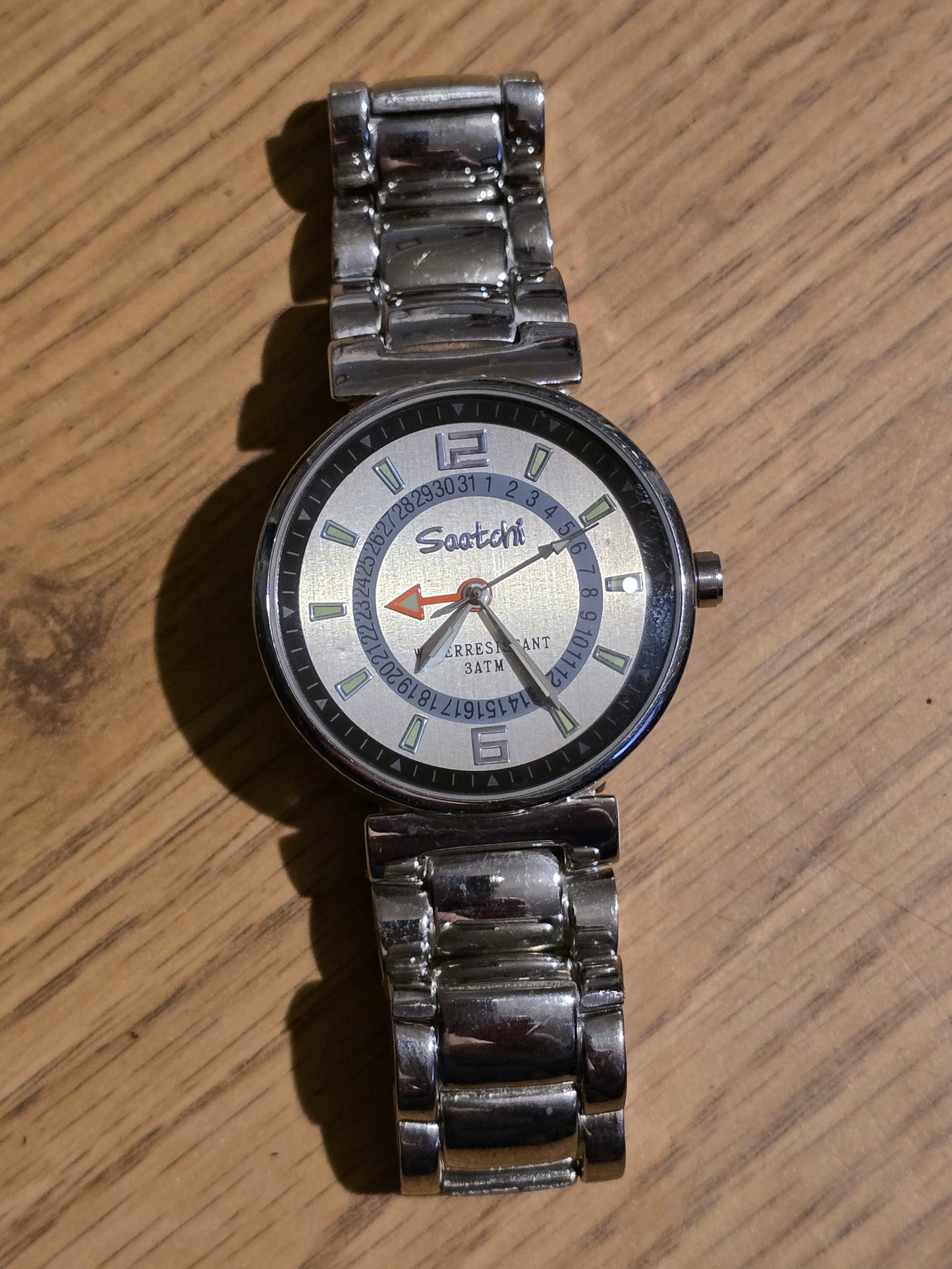 Saatchi Mens Water Resistant Quartz Watch - New