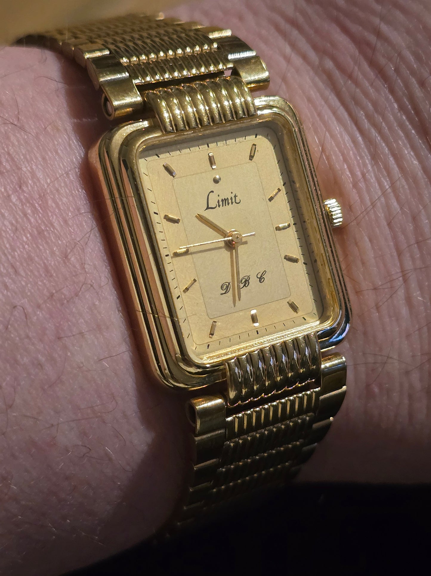 Limit Ladies Gold Coloured Quartz Watch - Pre-owned