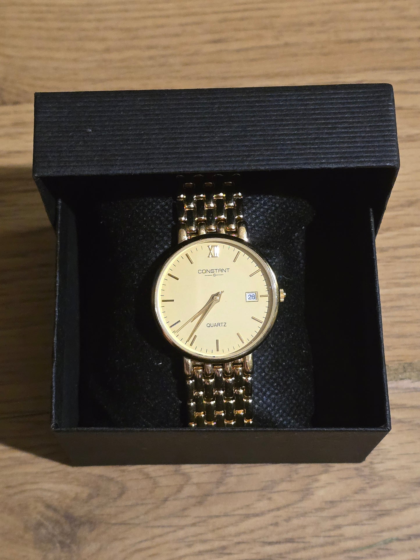 Constant Ladies Gold Coloured Quartz Dress Watch - New