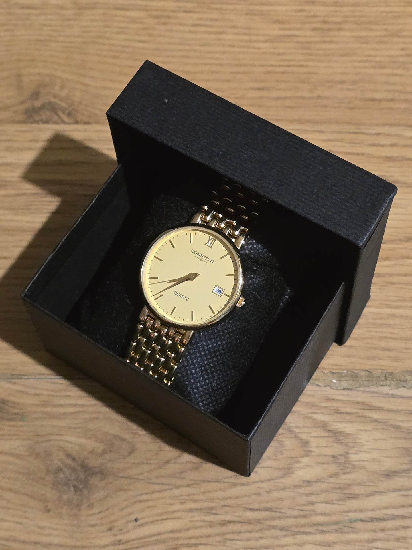 Constant Ladies Gold Coloured Quartz Dress Watch - New