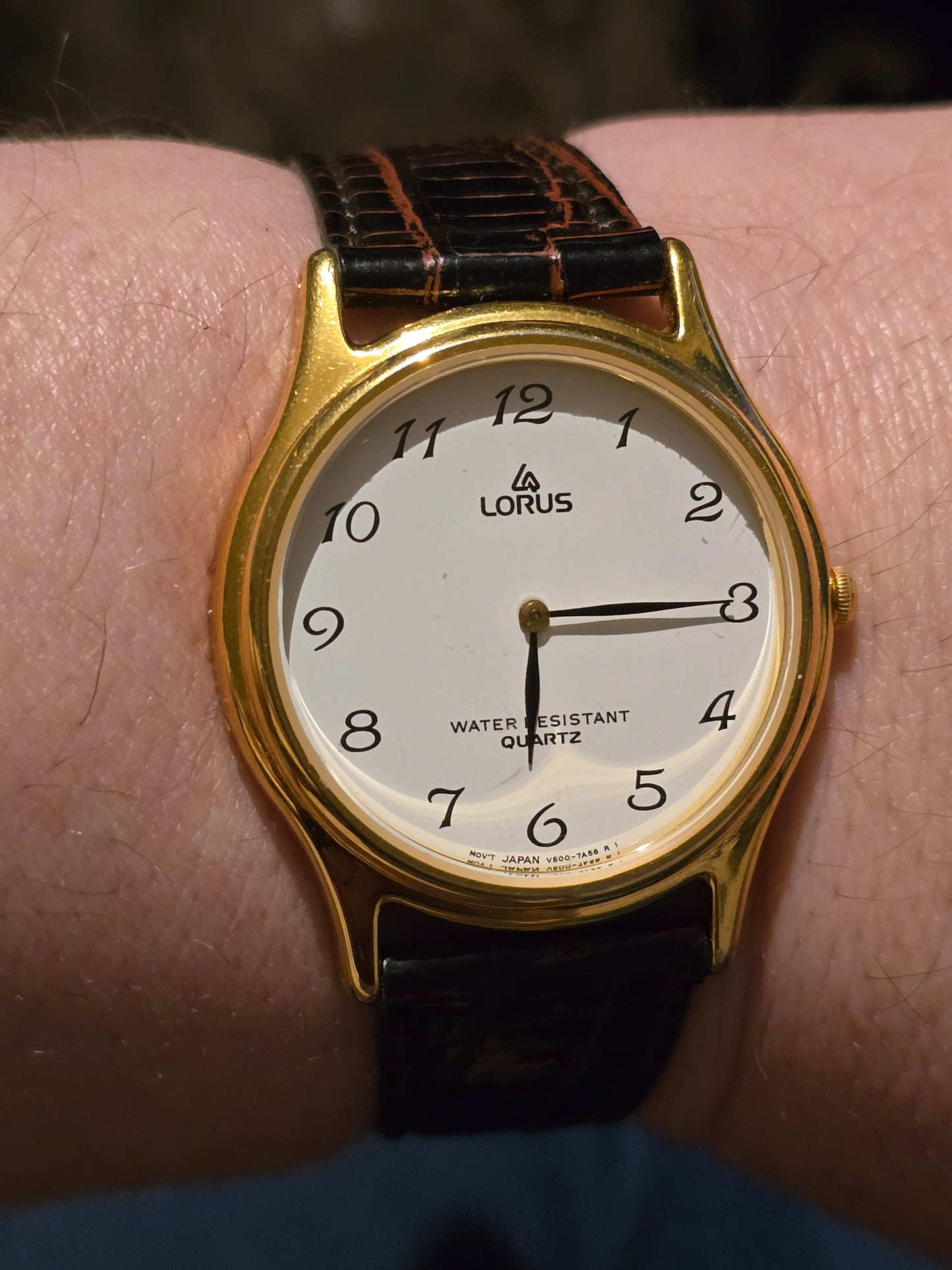 Lorus Gold Plated Ladies Quartz Watch - Pre-owned