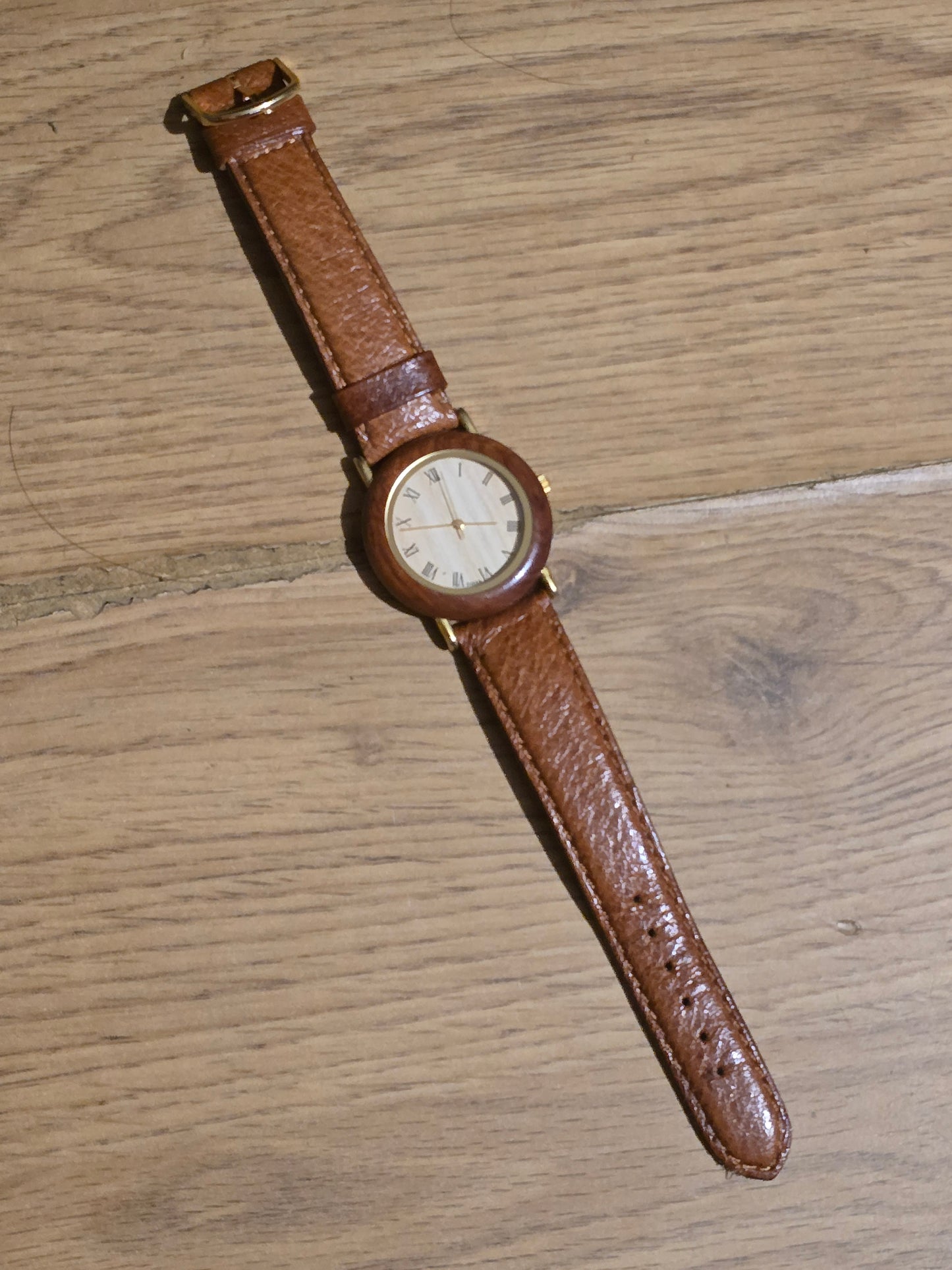 Wooden Style Ladies Quartz Watch - Pre-owned