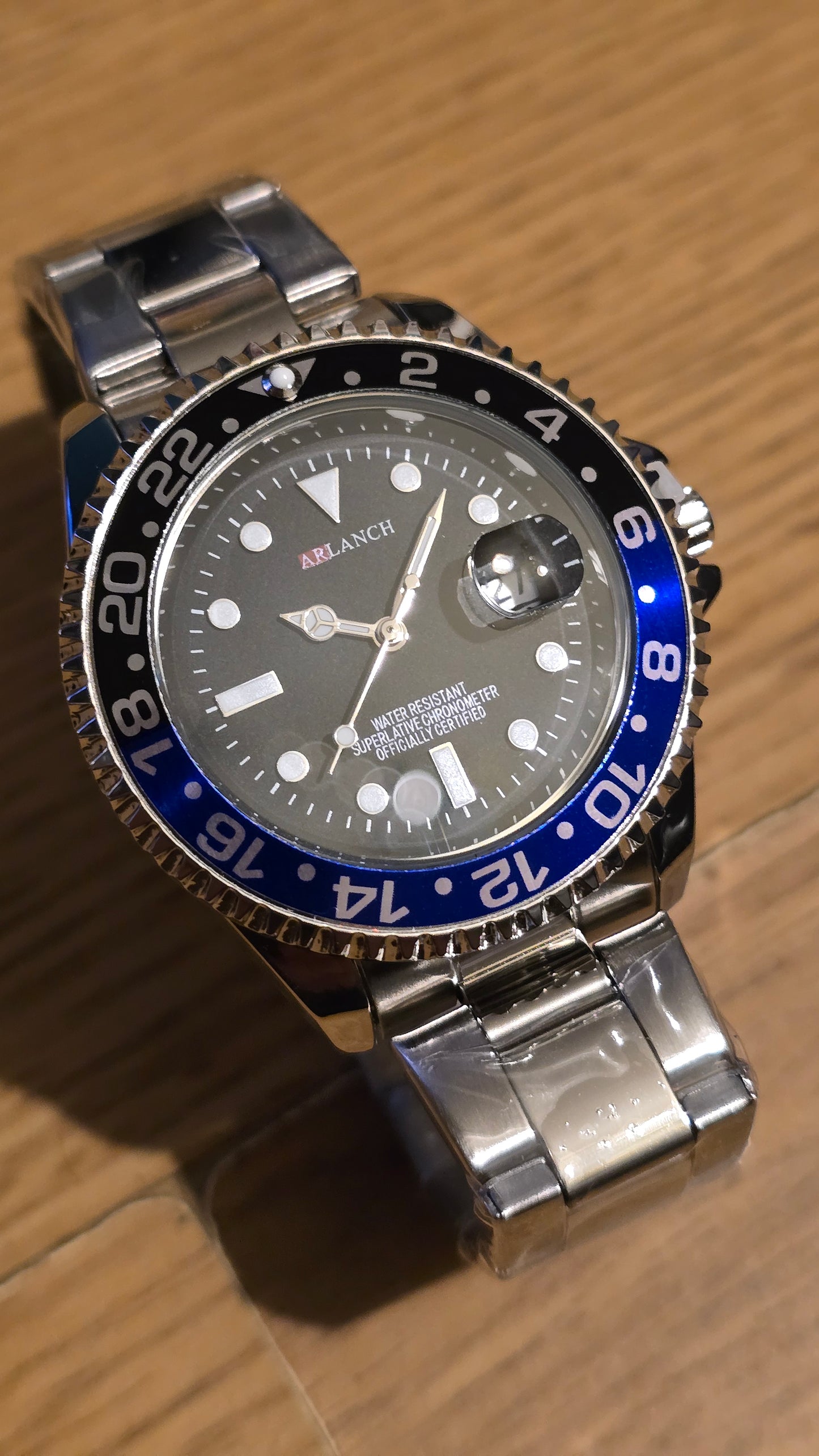 Arlanch Mens Quartz Watch - Blue/Black - New - 1