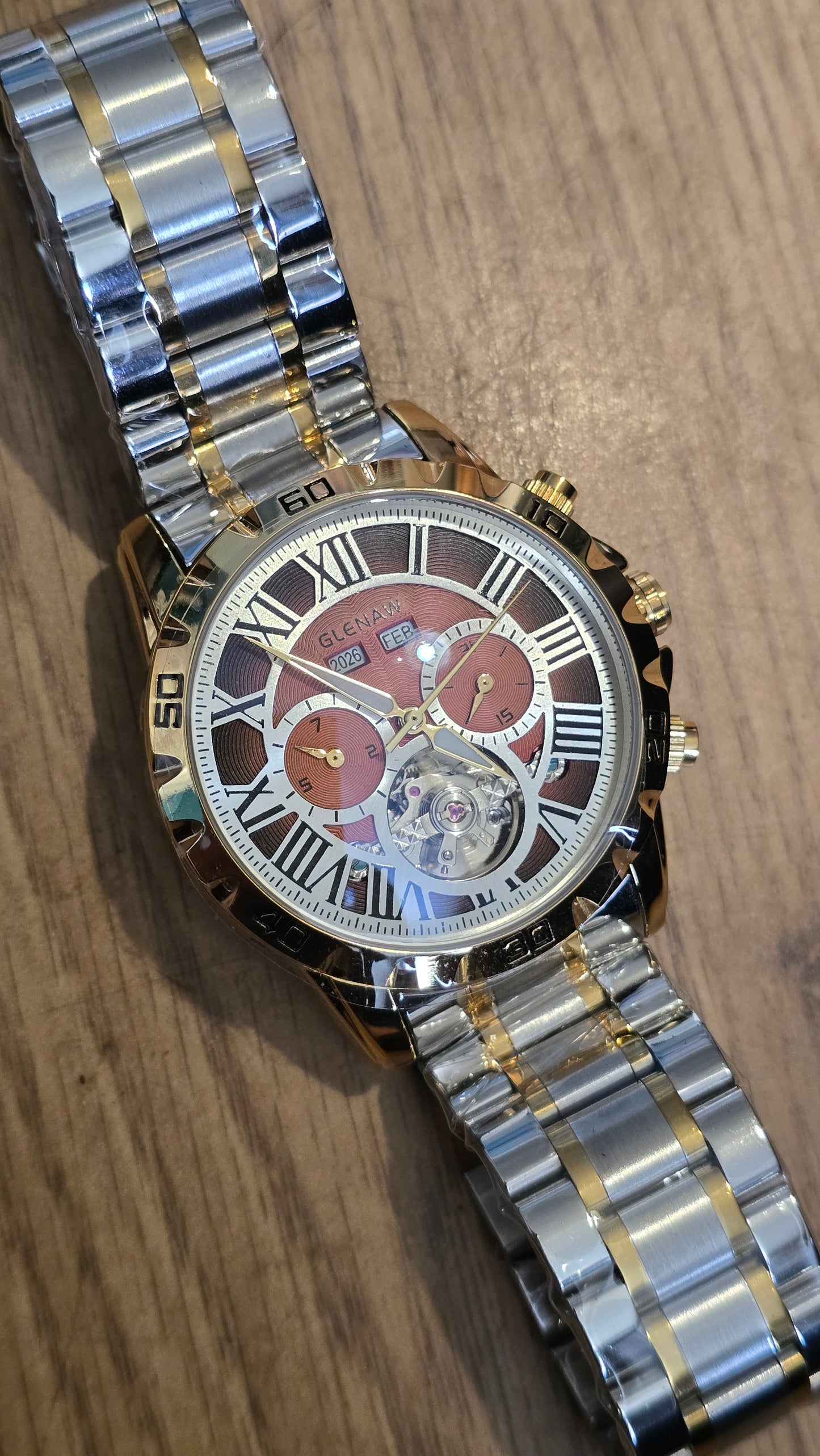 Glenaw Automatic Self-Winding Mens Watch - New - 1