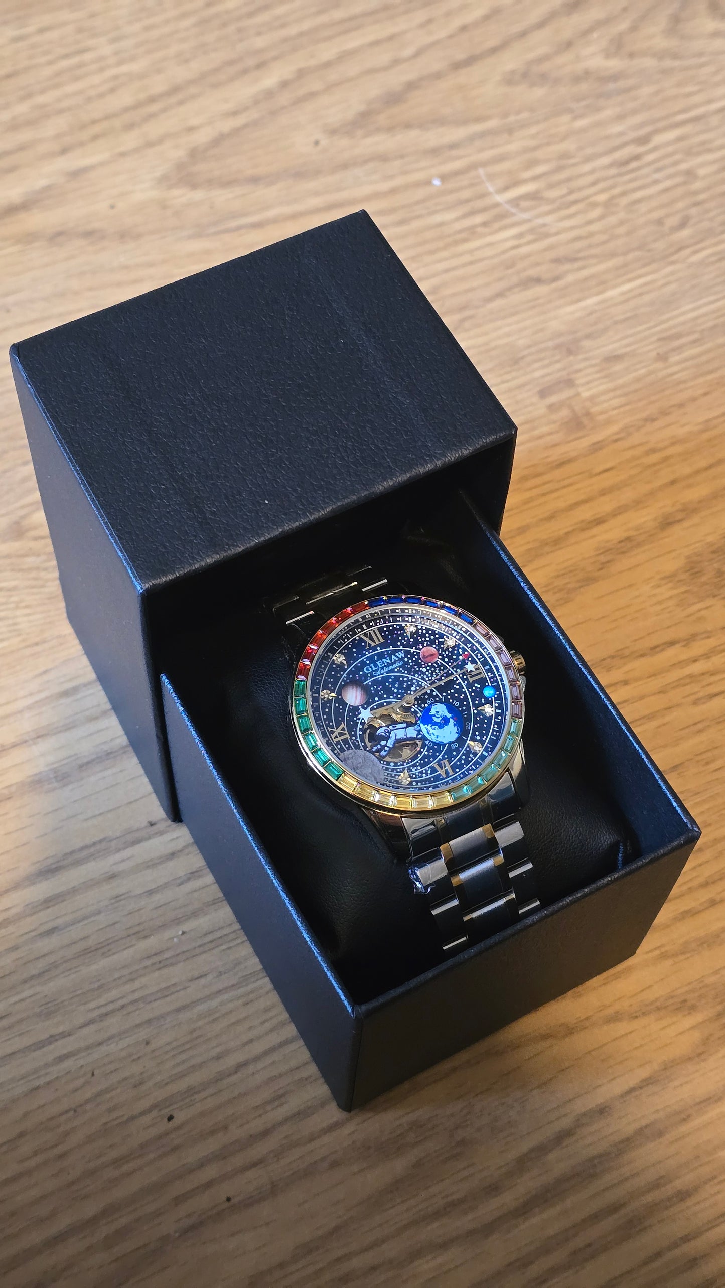 Glenaw Spaceman Constellation Automatic Self-Winding Mens Watch - New - 1