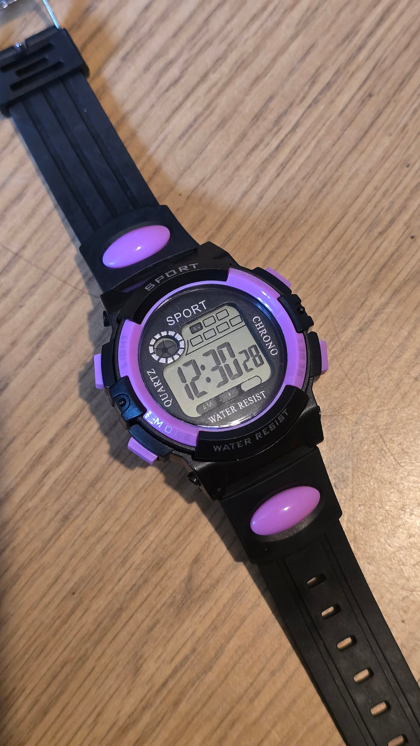 WYW Digital Sports Watch - Unisex - Purple - New