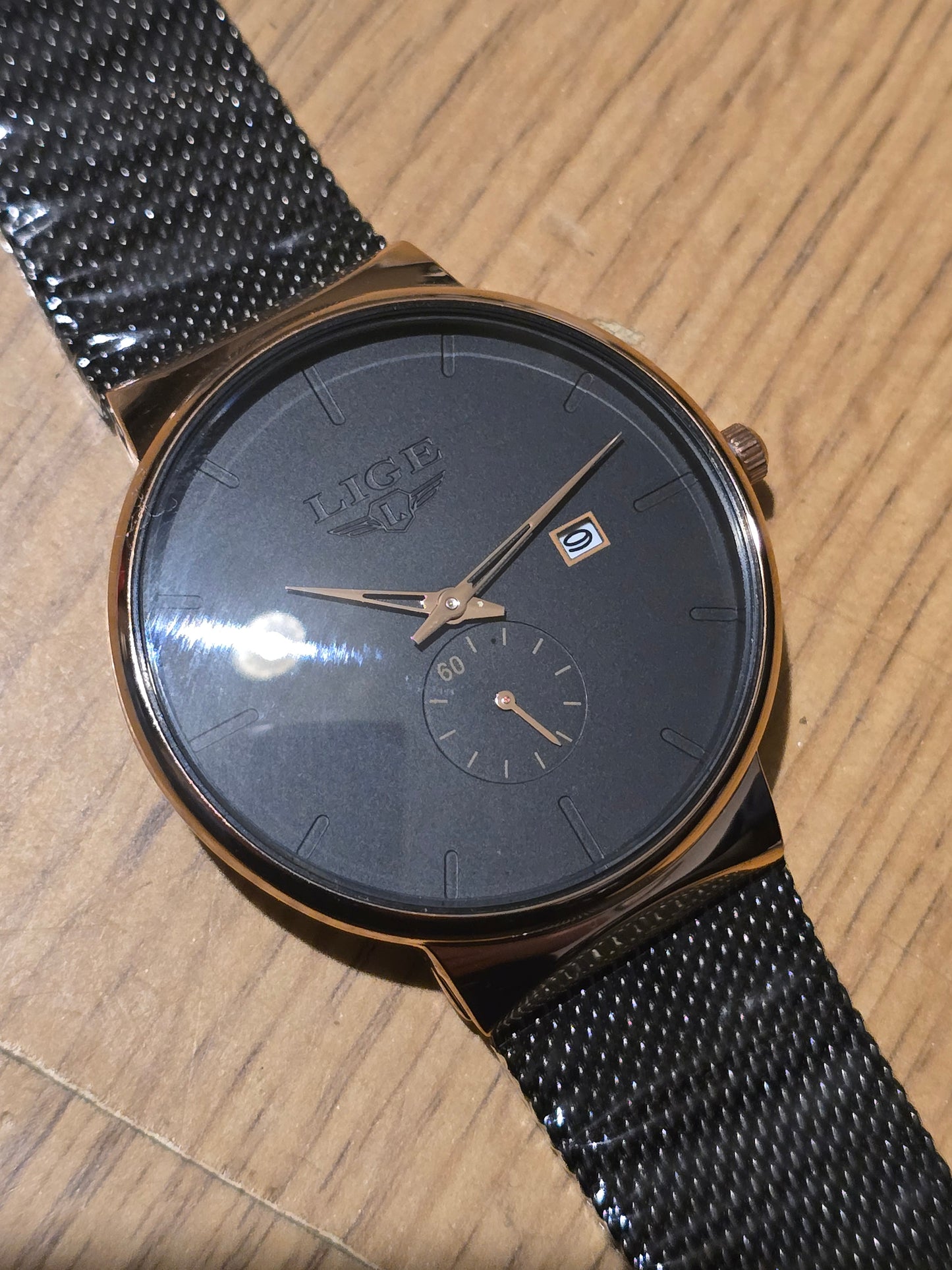 Lige Mens Quartz Watch - New - 1