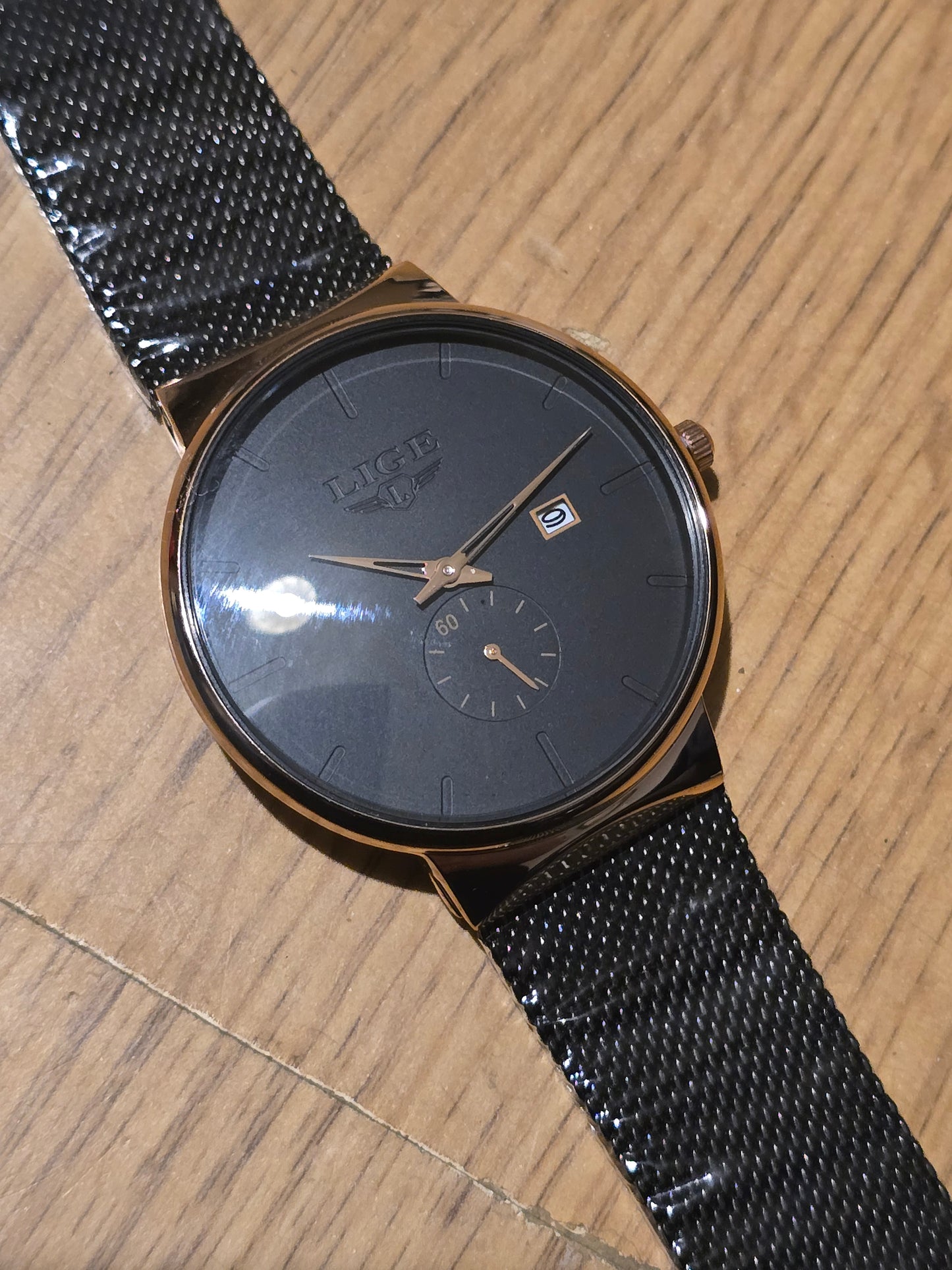 Lige Mens Quartz Watch - New - 1