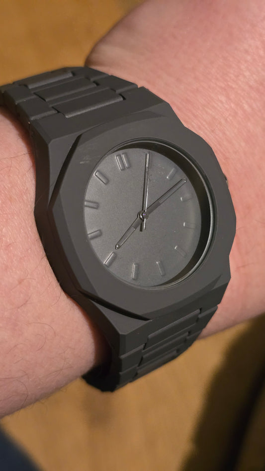 Mens / Unisex Grey Quartz Watch - New