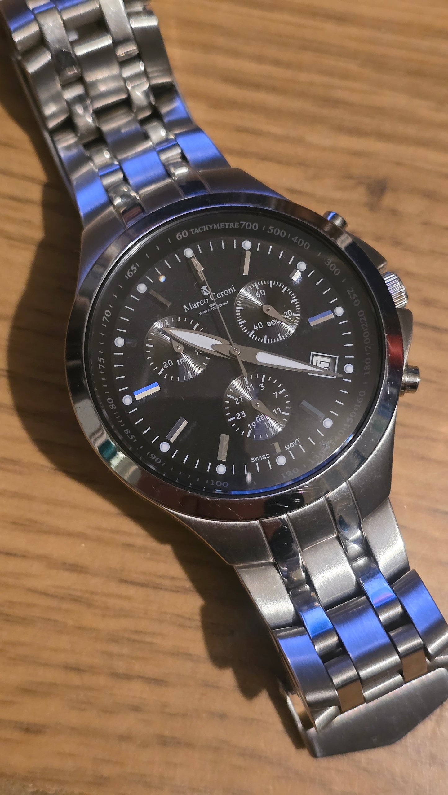 Marco Ceroni Mens Chronograph Quartz Watch - Pre-owned