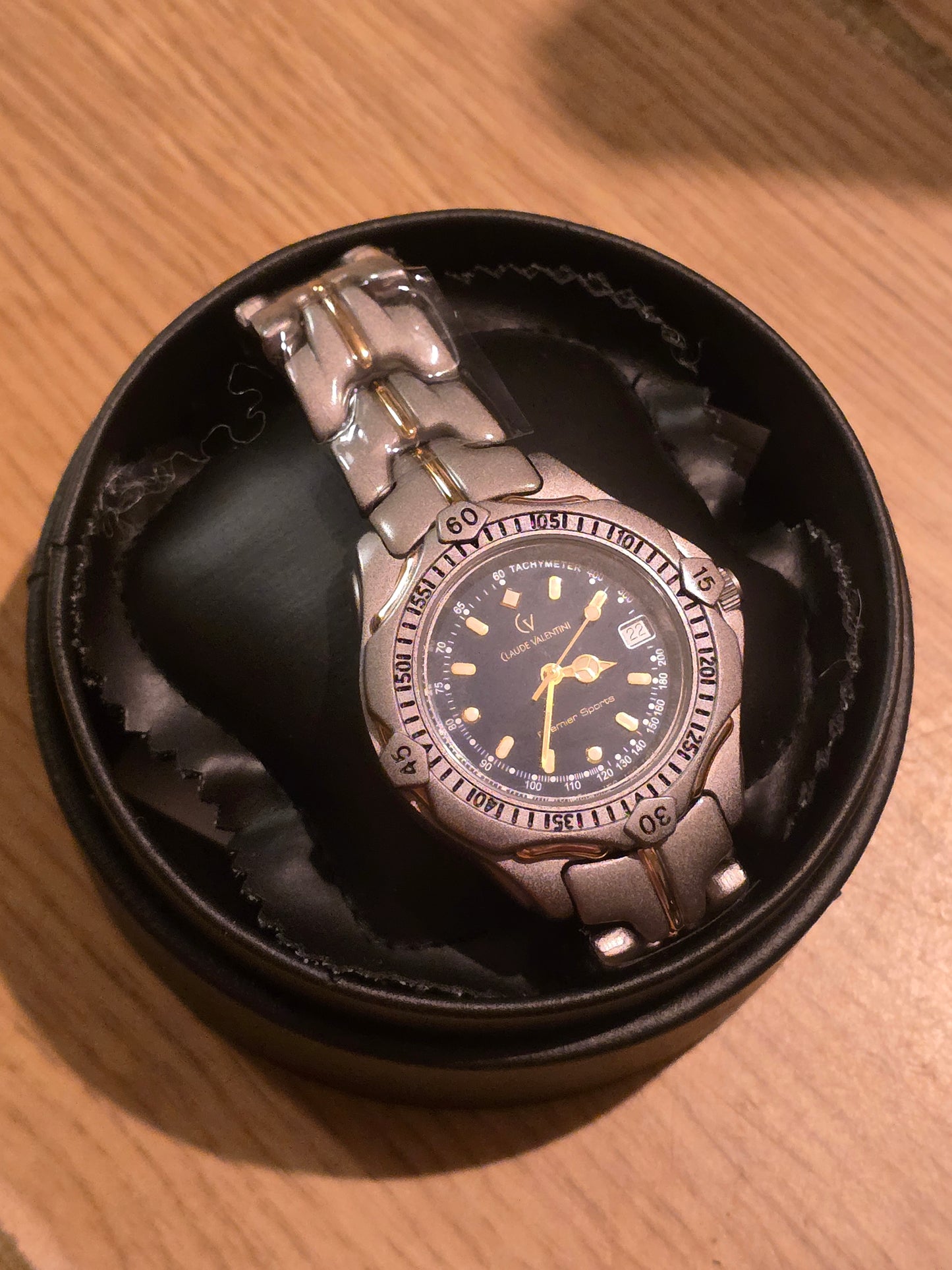 Claude Valentini Mens Premier Sports Quartz Watch - New