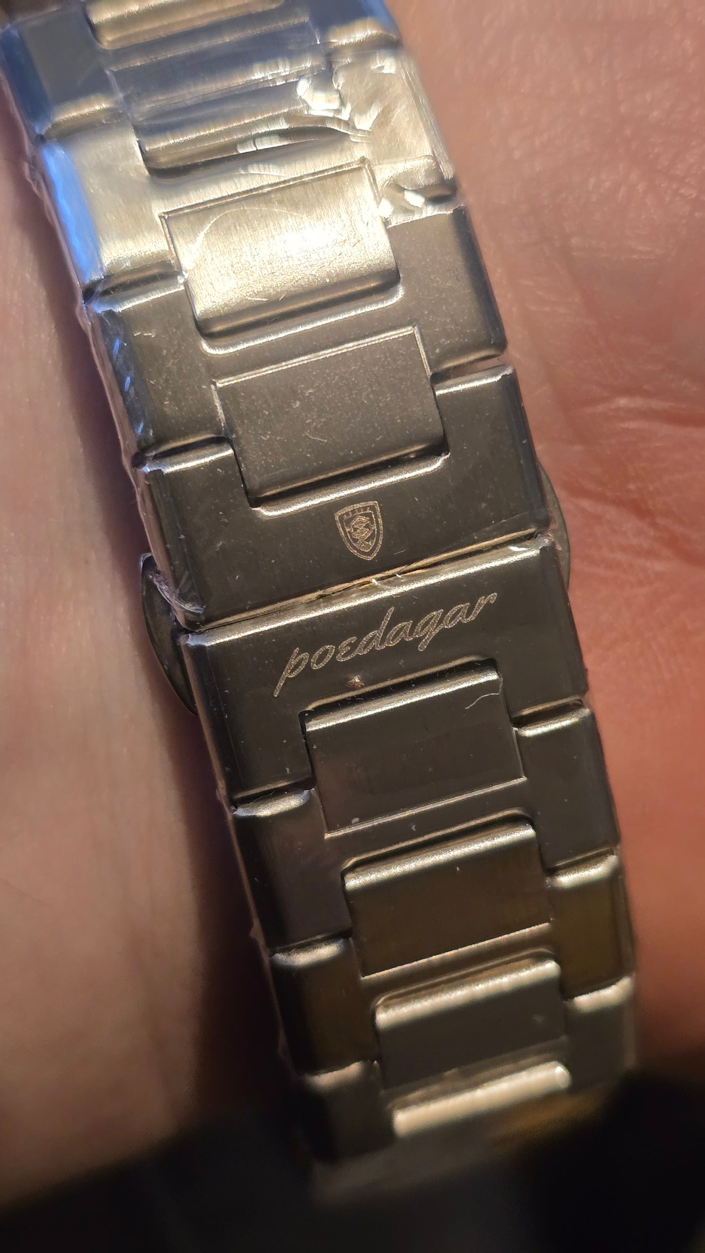 Poedagar Mens Quartz Watch - Silver - New - 1