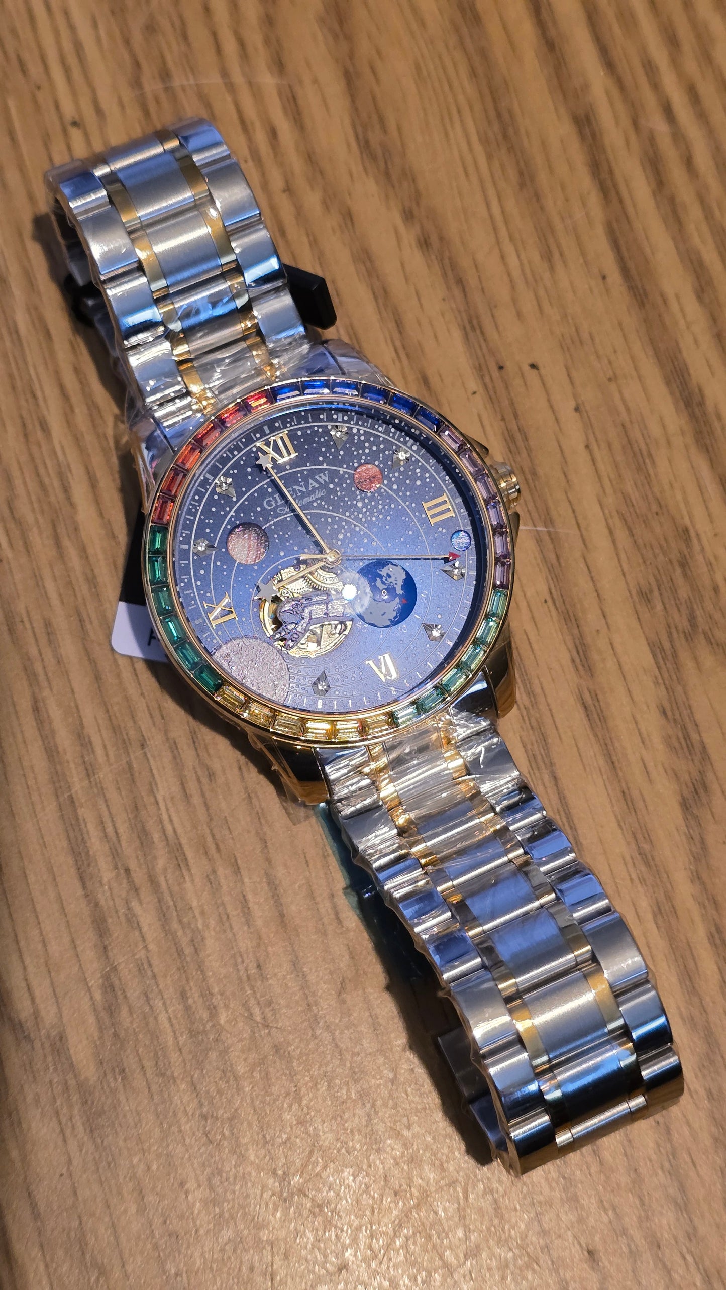 Glenaw Spaceman Constellation Automatic Self-Winding Mens Watch - New - 1