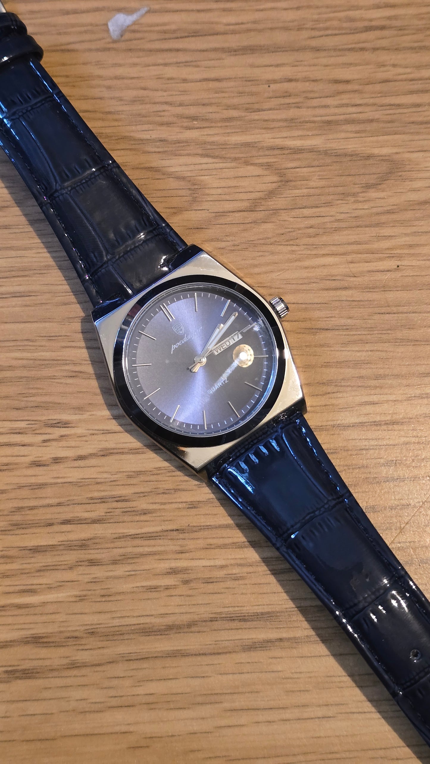 Poedagar Mens Quartz Watch - Blue - New - 1