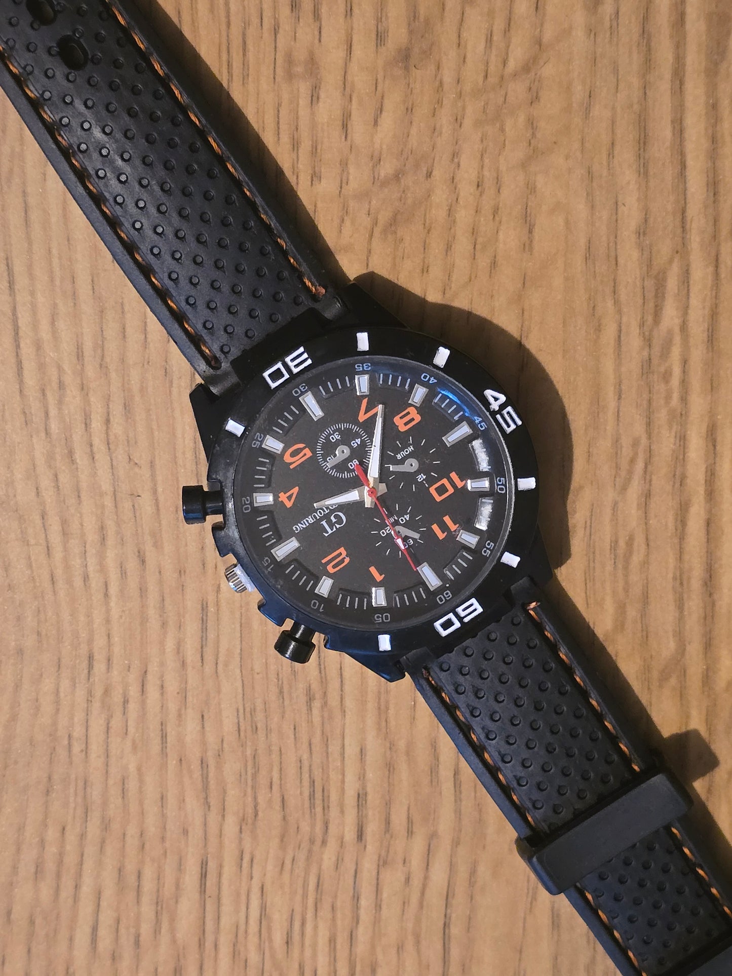 G.T Mens Quartz Watch - Orange - New