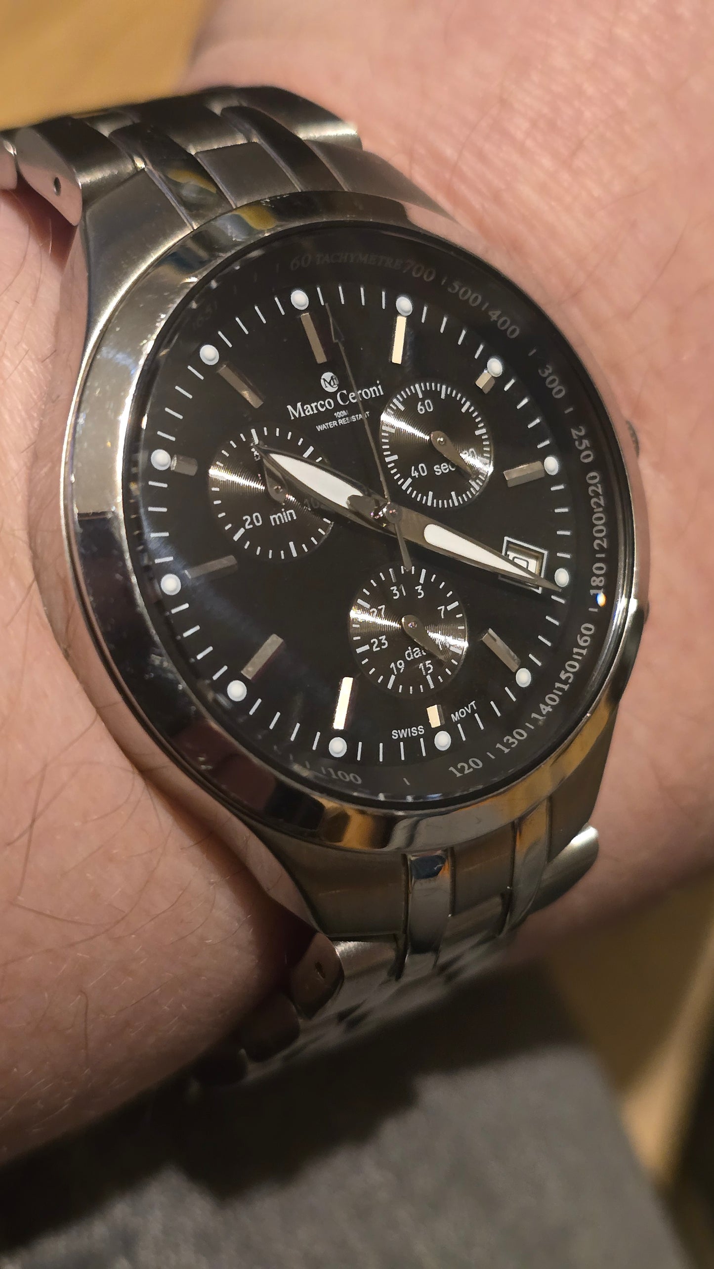 Marco Ceroni Mens Chronograph Quartz Watch - Pre-owned