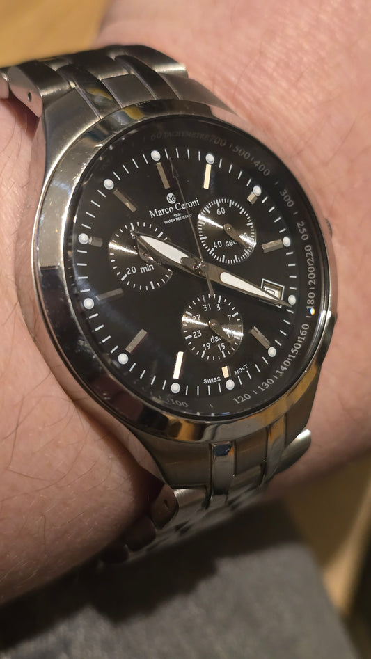 Marco Ceroni Mens Chronograph Quartz Watch - Pre-owned