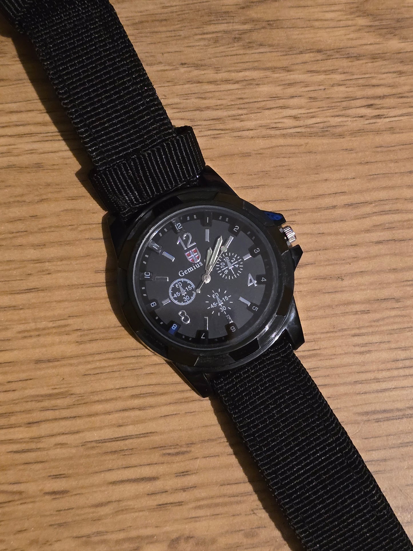 Gemius Army Unisex Quartz Watch - Black - New