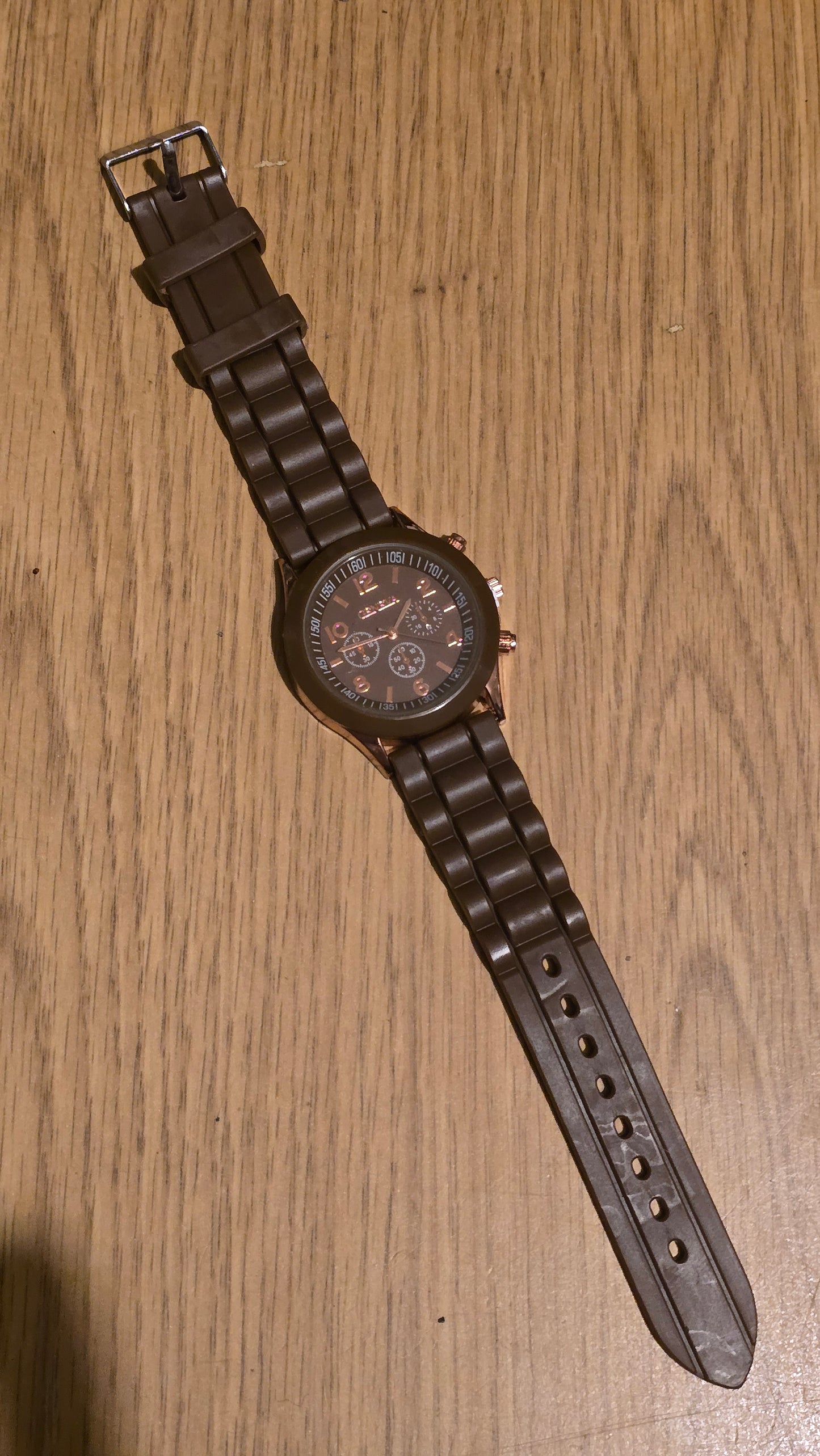 Geneva Ladies Quartz Watch - Brown - New