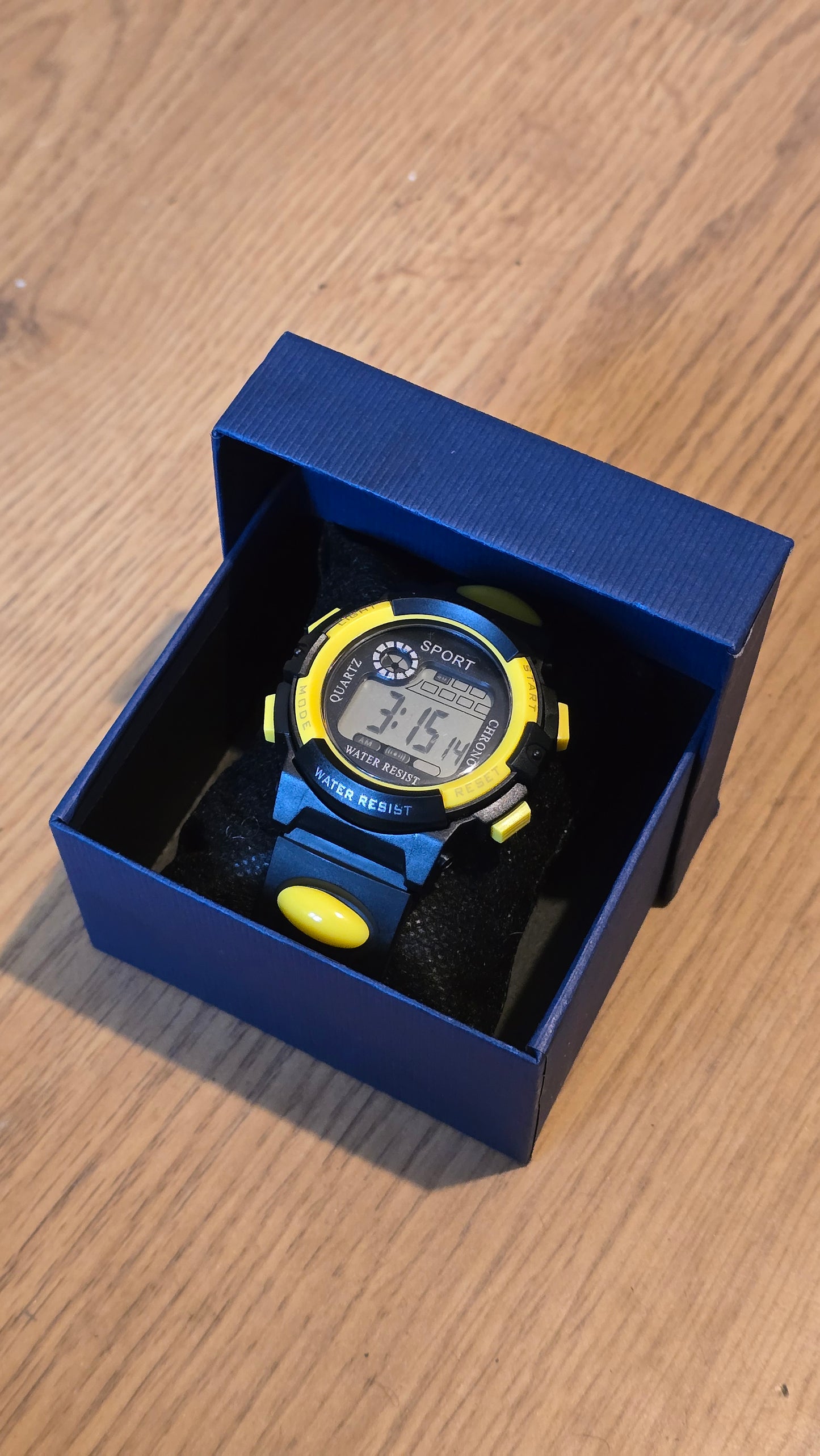 WYW Digital Sports Watch - Unisex - Yellow - New