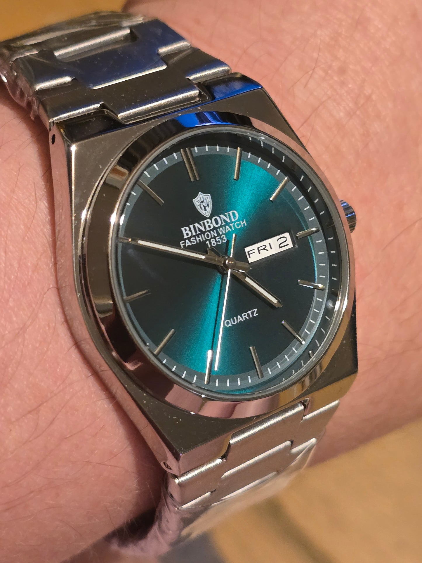 Binbond Mens Quartz Watch - Green - New