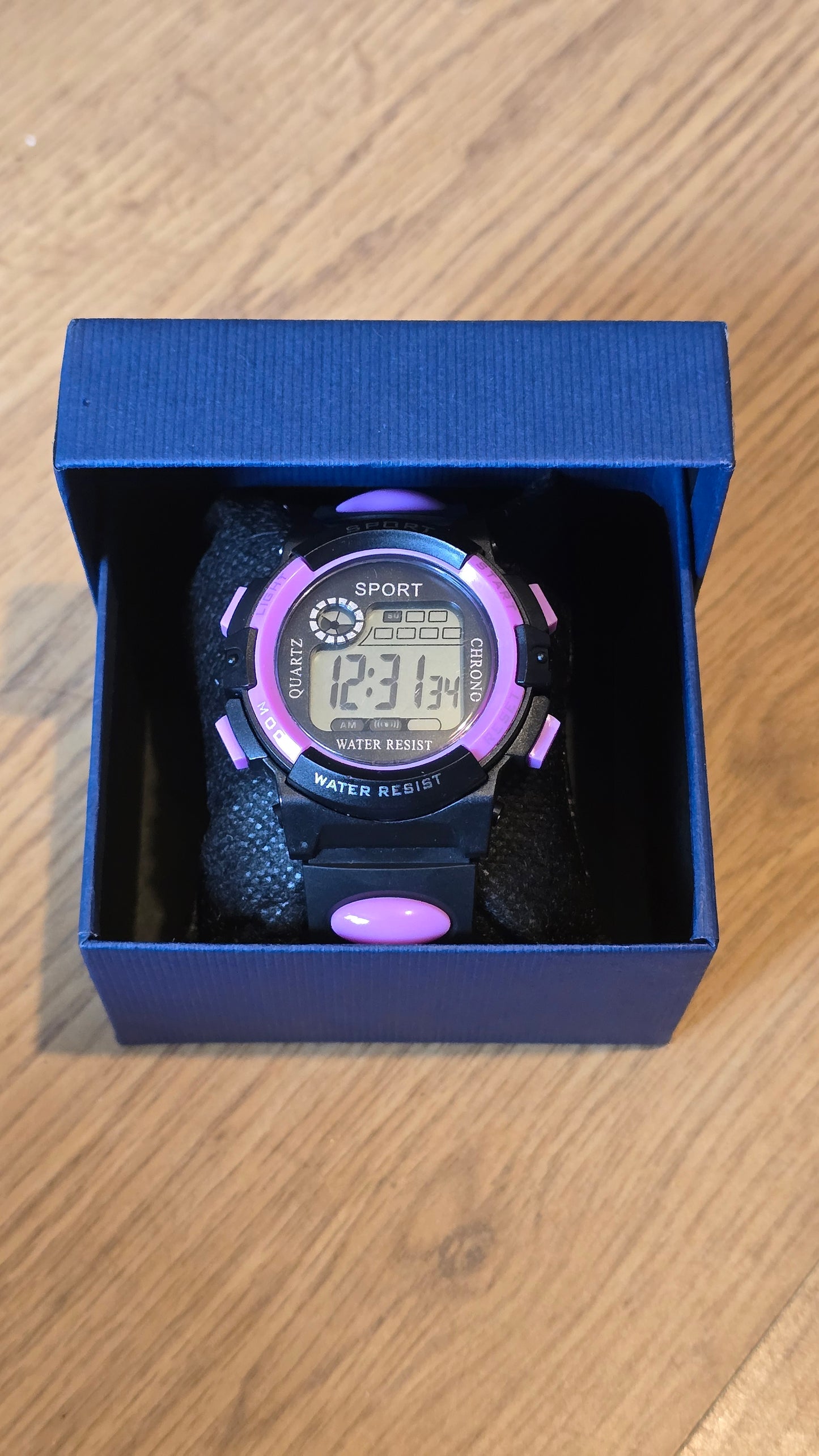 WYW Digital Sports Watch - Unisex - Purple - New
