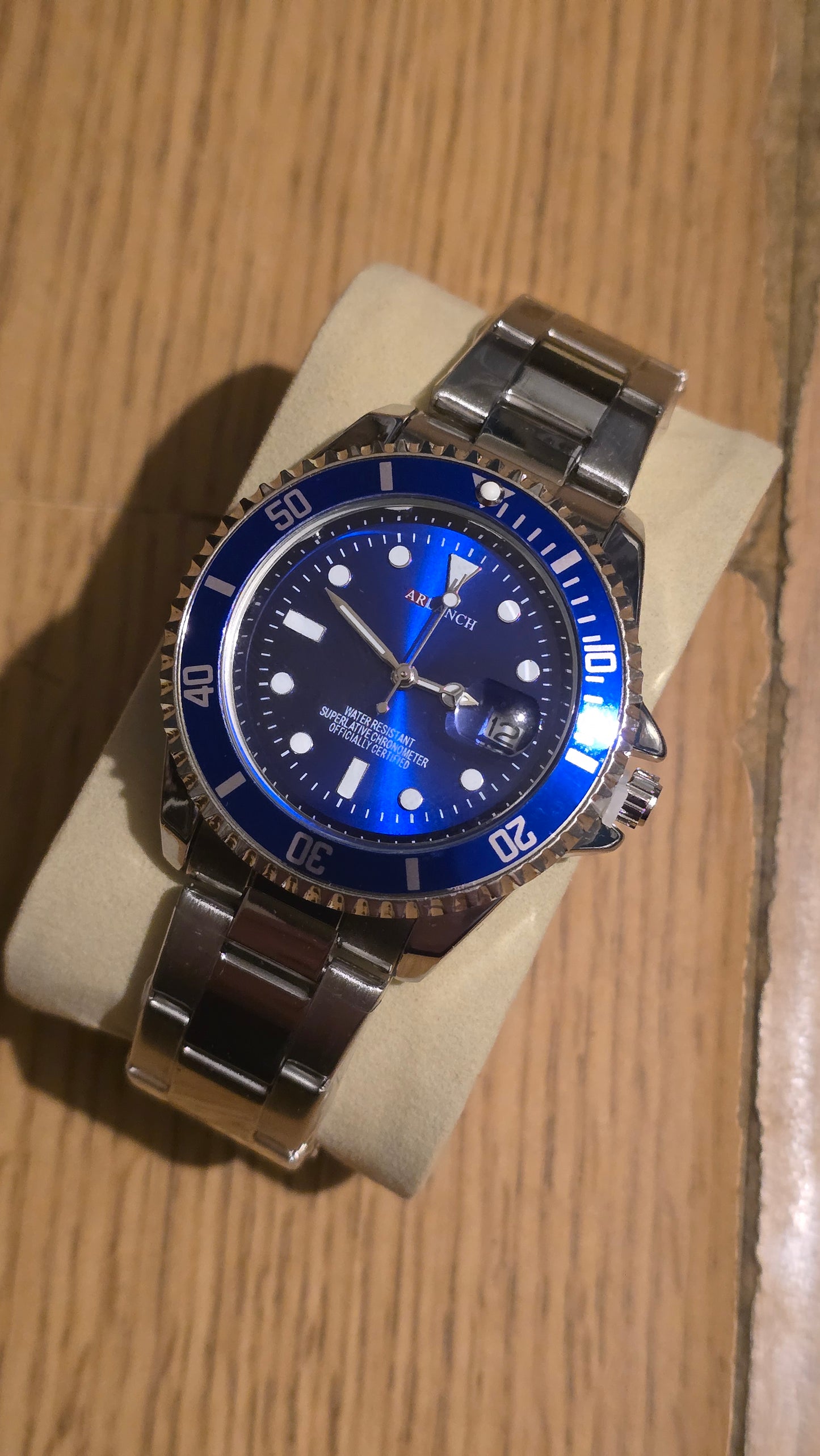 Arlanch Mens Quartz Watch - Blue - New - 1