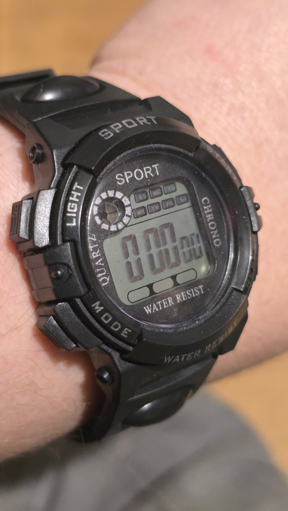 WYW Digital Sports Watch - Unisex - Black - New - 1