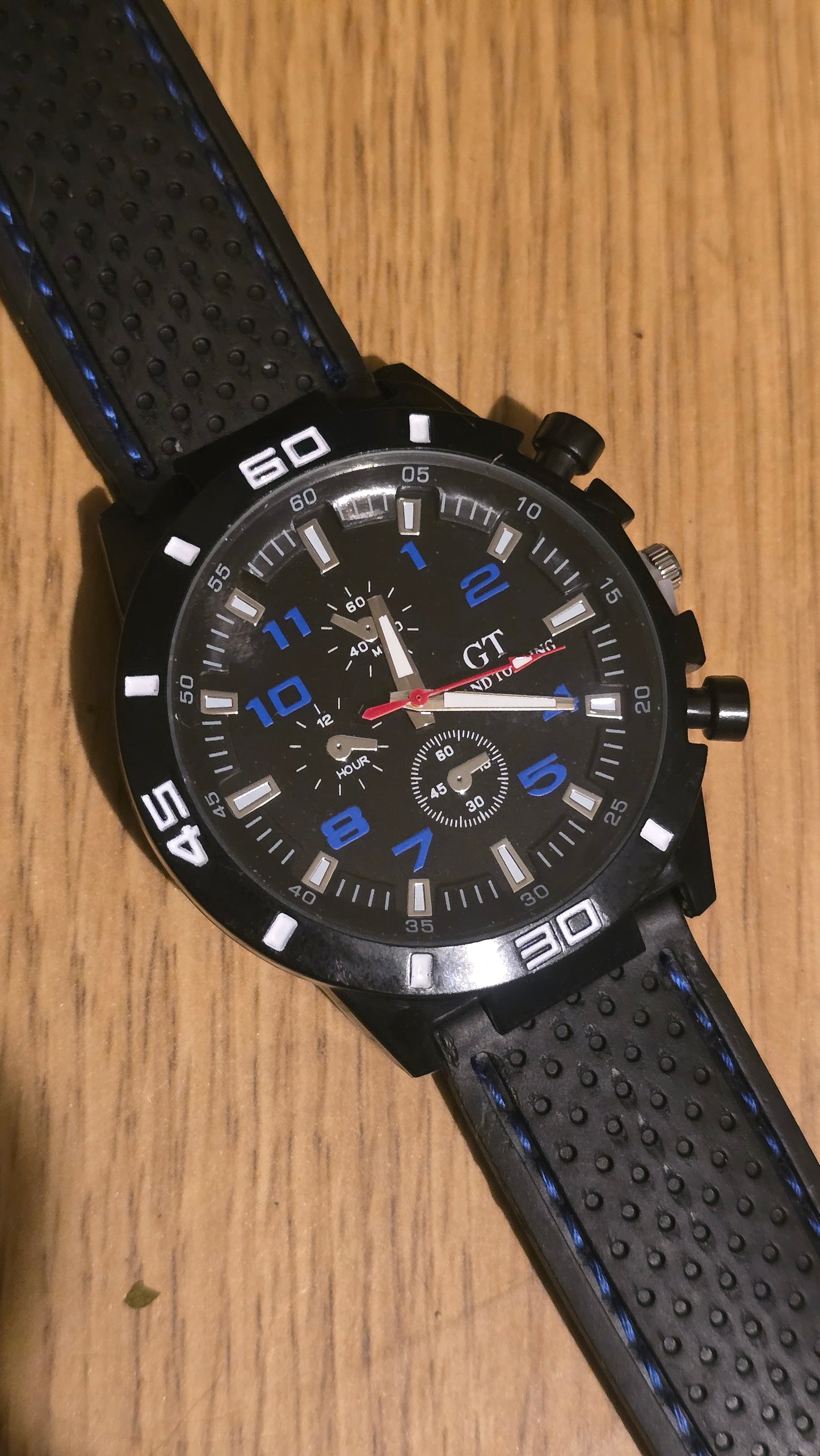 G.T Mens Quartz Watch - Blue - New