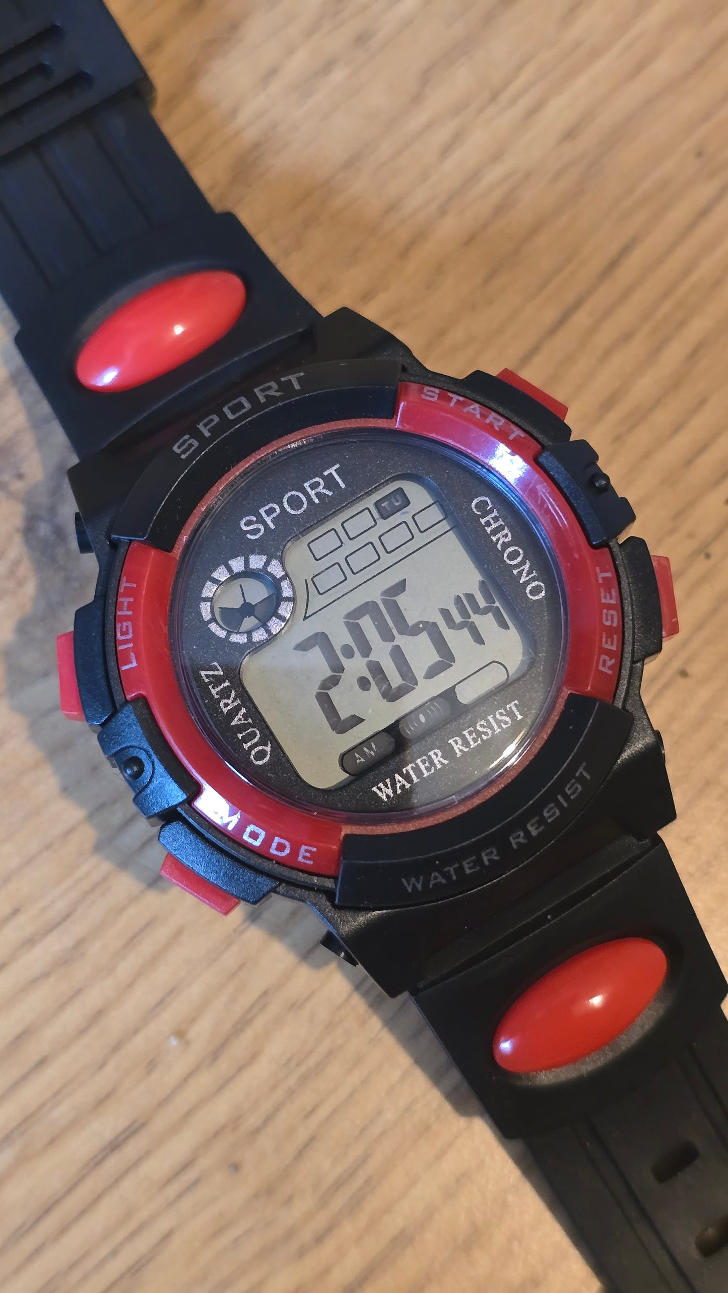 WYW Digital Sports Watch - Unisex - Red - New