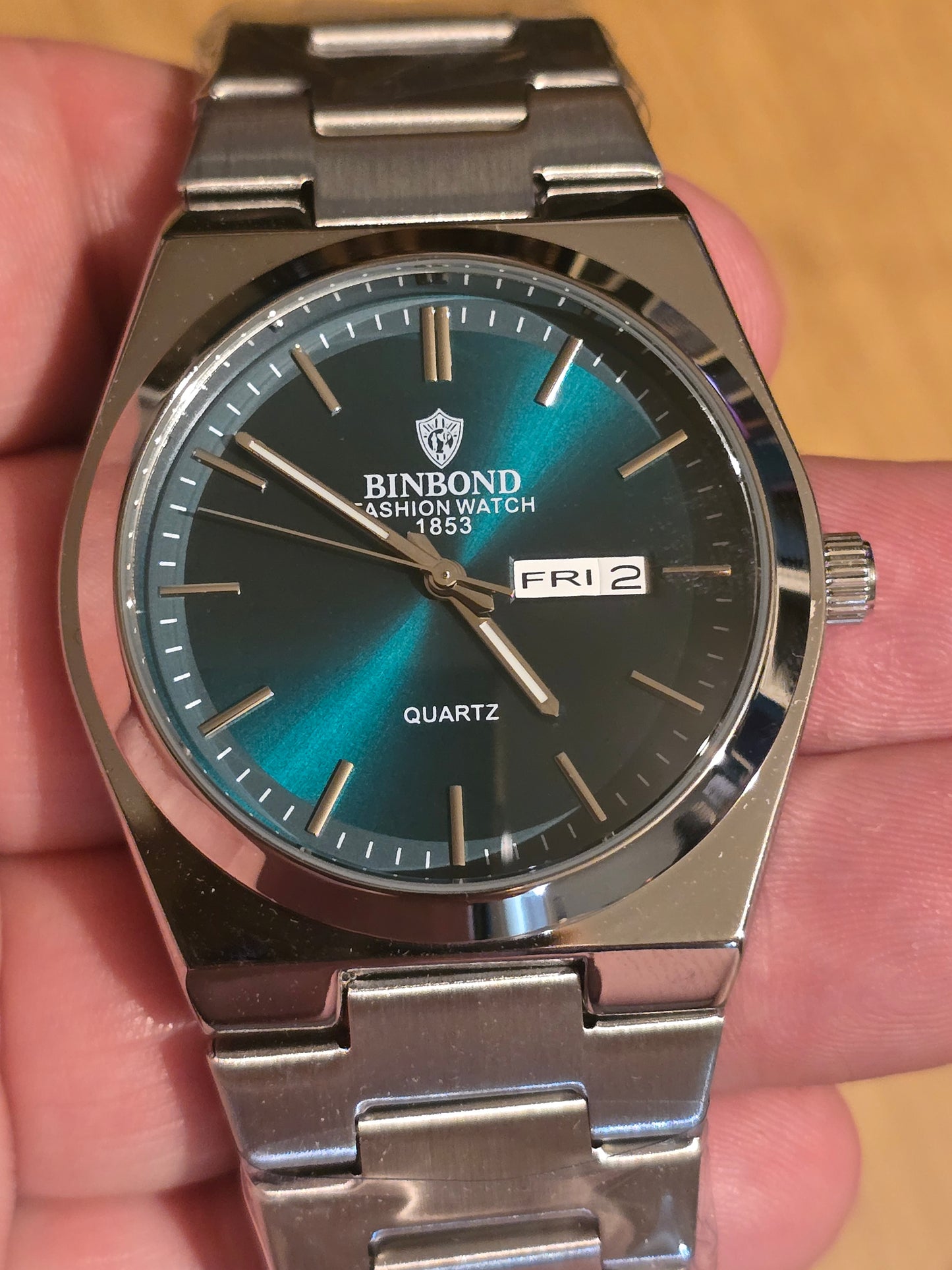 Binbond Mens Quartz Watch - Green - New