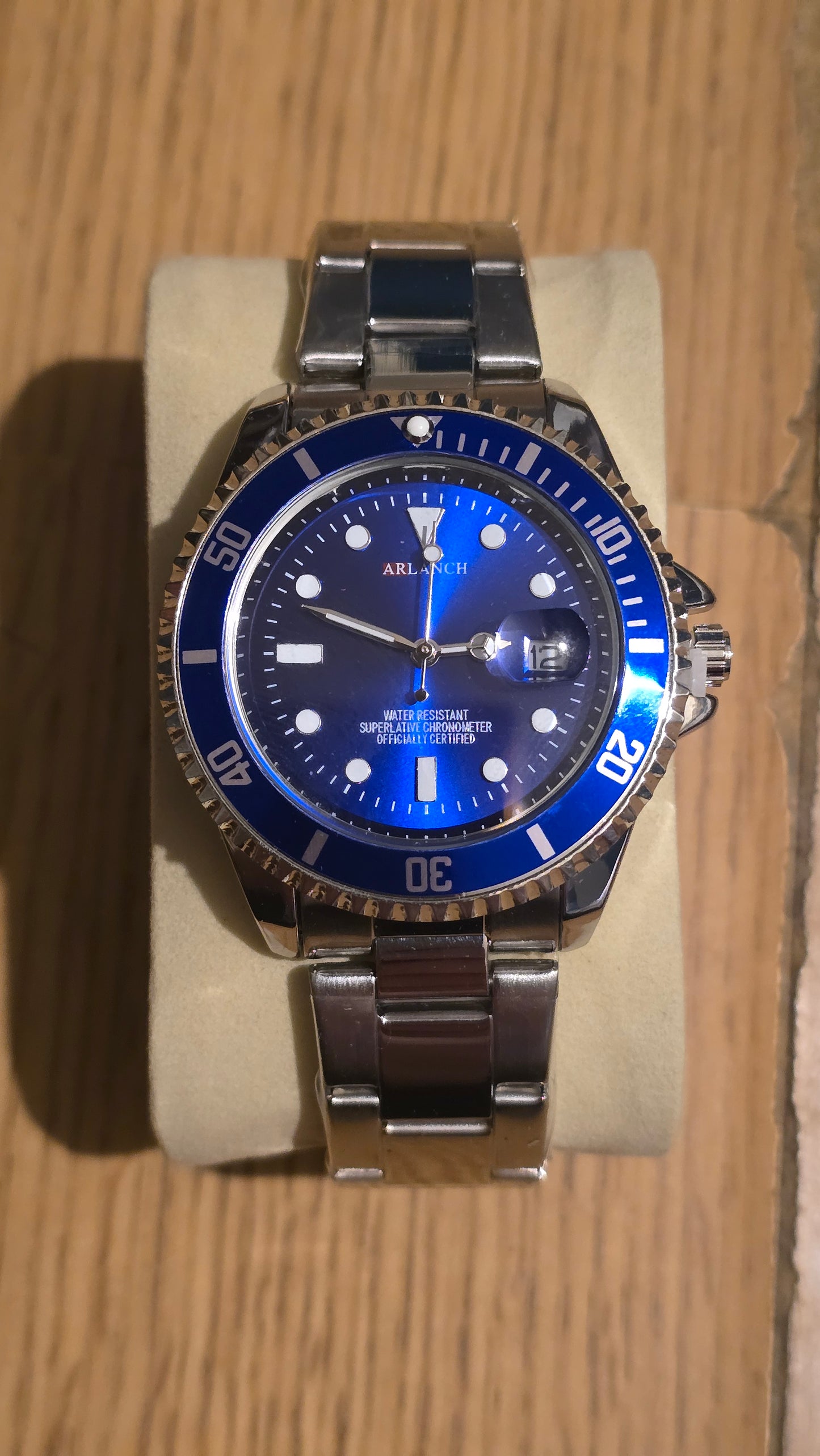 Arlanch Mens Quartz Watch - Blue - New - 1