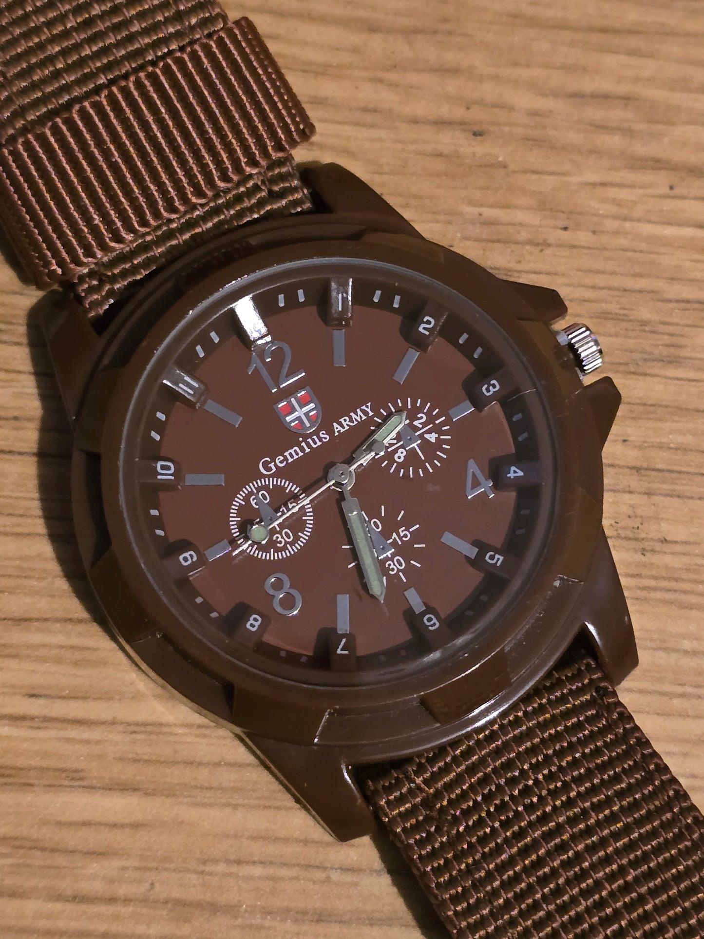 Gemius Army Unisex Quartz Watch - Brown - New